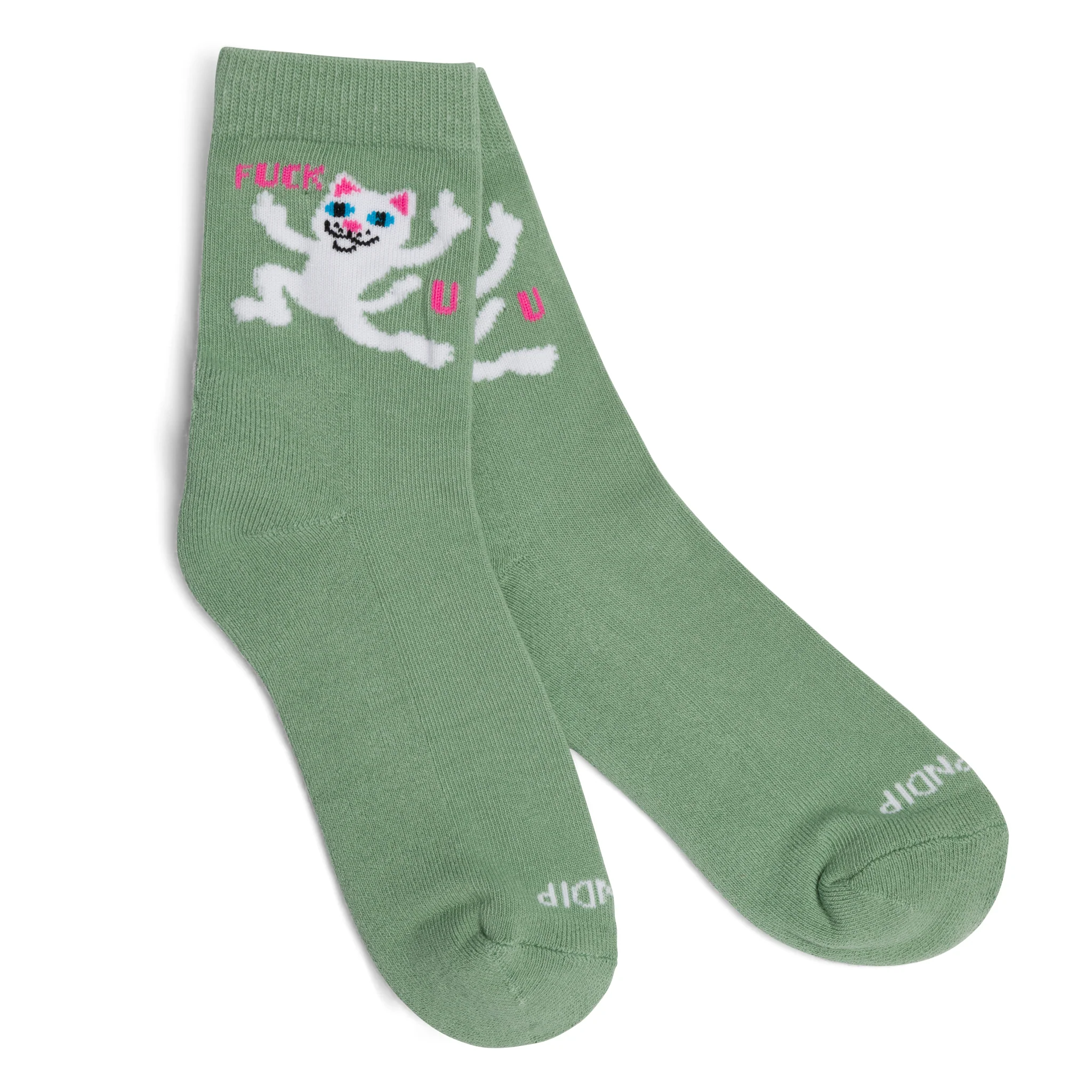 F U Mid Socks (Light Pine) - Image 2