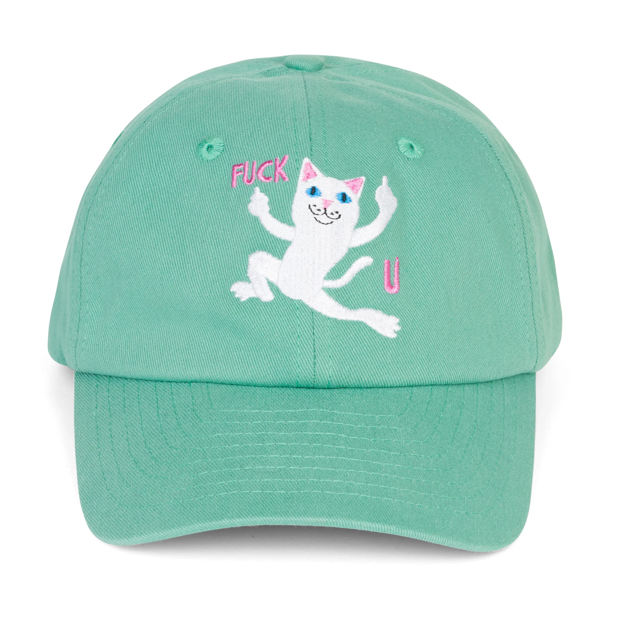 F.U Twill Dad Hat (Light Pine) - Image 3