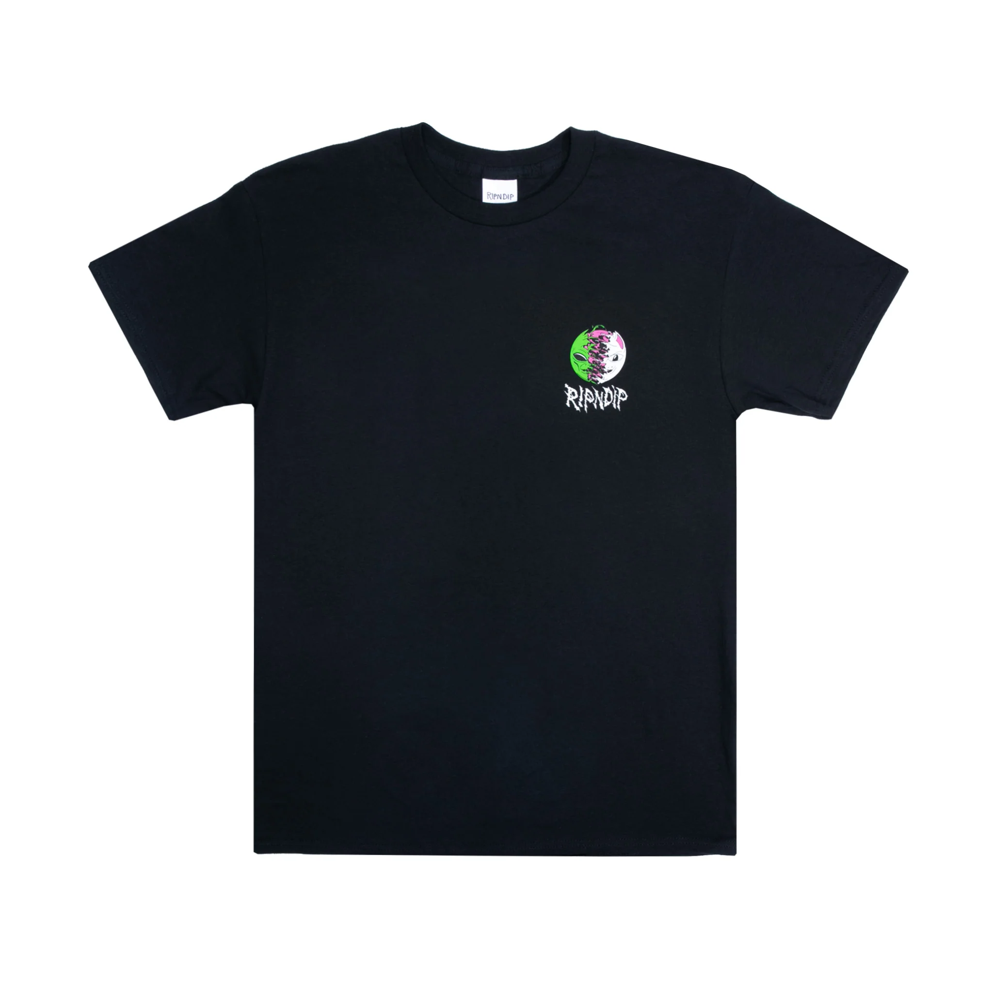 Face Split Tee (Black) - Image 4