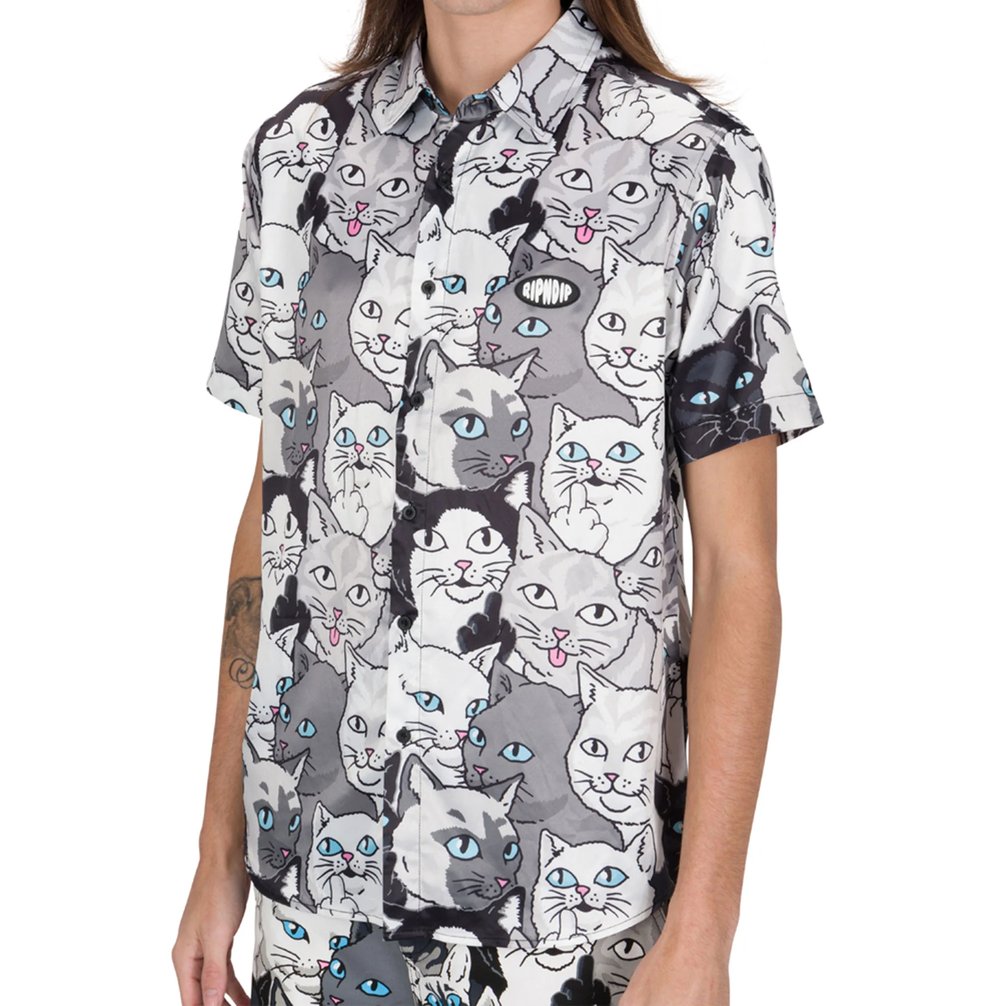 Family Tree Button Up (Black) - Image 2