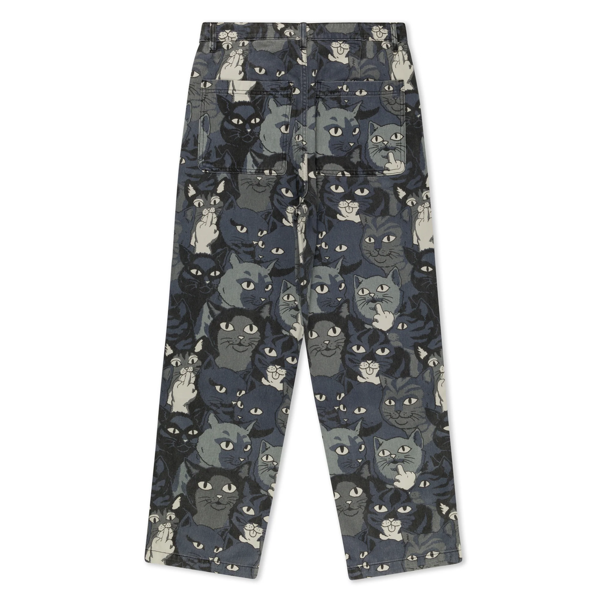 Family Tree Denim Pants (Black) - Image 3