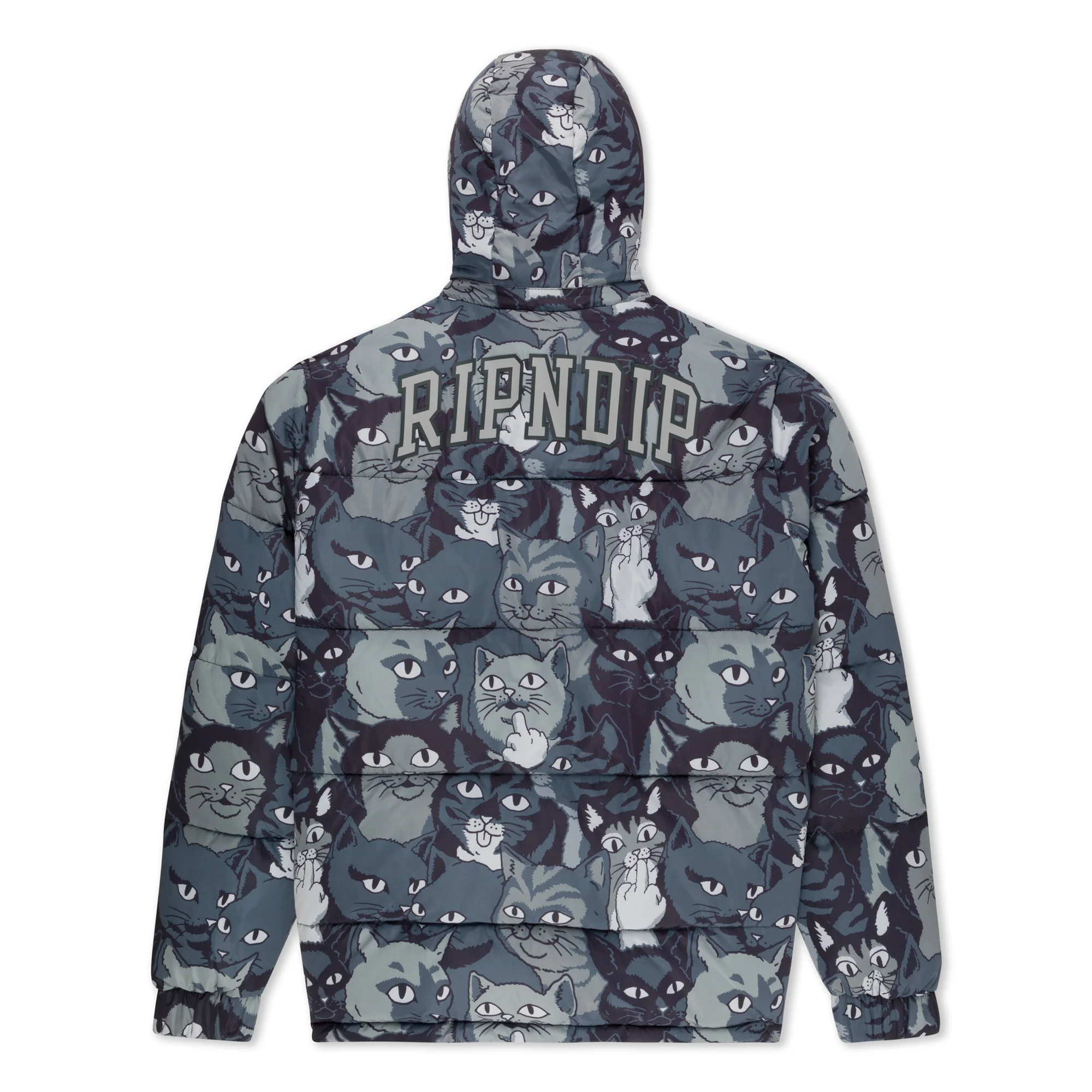 Family Tree Puffer Jacket (Black) - Image 2