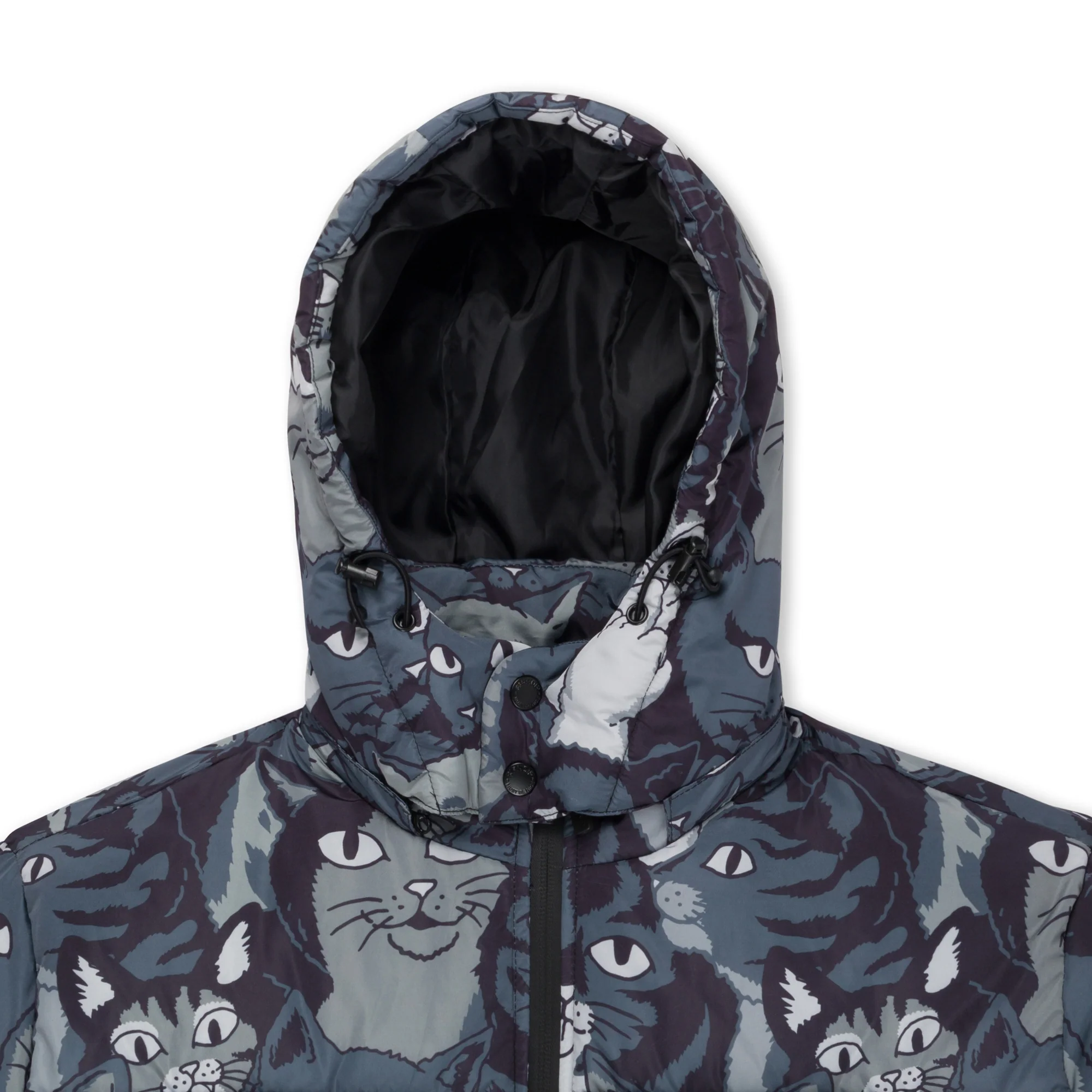 Family Tree Puffer Jacket (Black) - Image 4