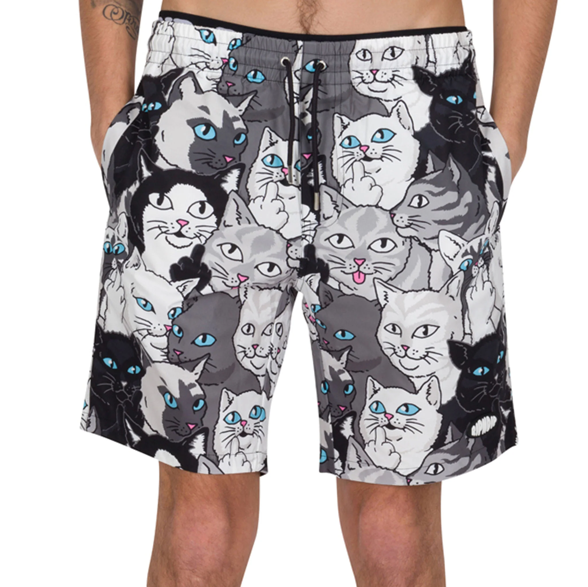 Family Tree Swim Shorts (Black) - Image 2