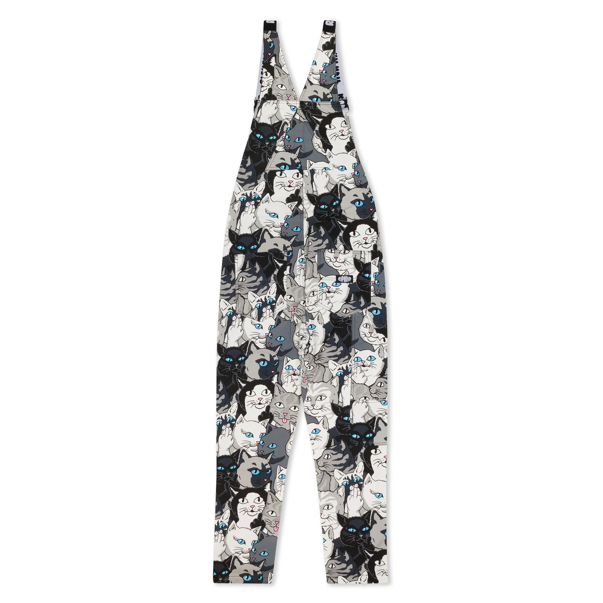 Family Tree Twill Overalls (Black) - Image 5