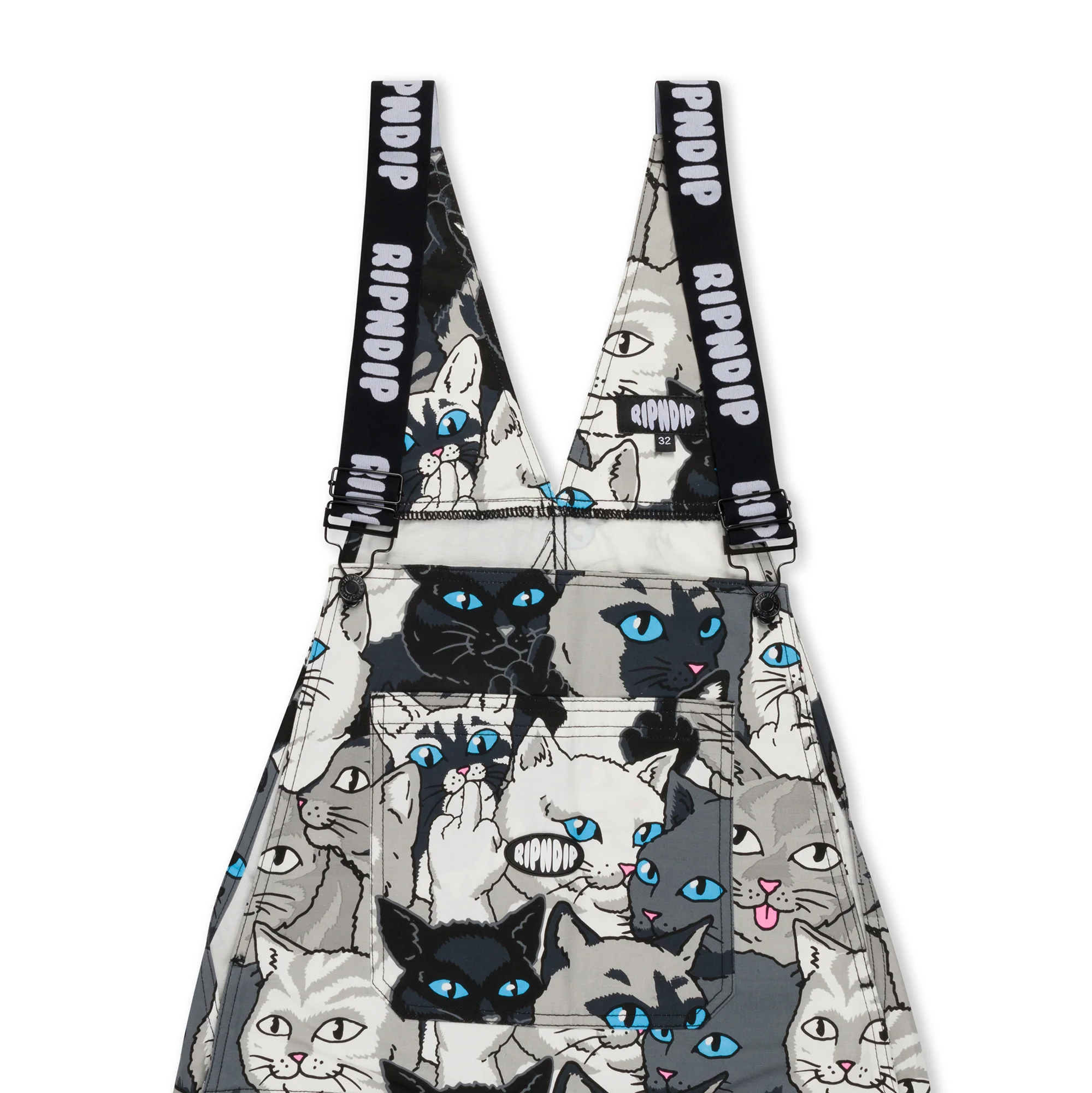 Family Tree Twill Overalls (Black) - Image 6