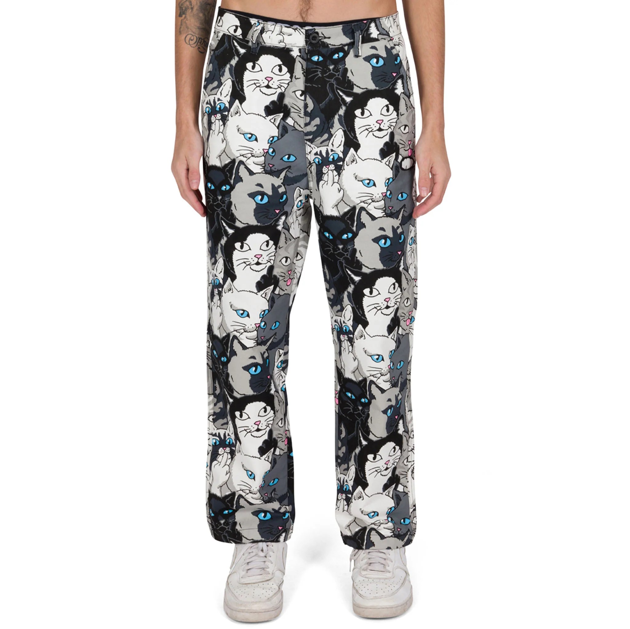Family Tree Wide Leg Pants (Black) - Image 2