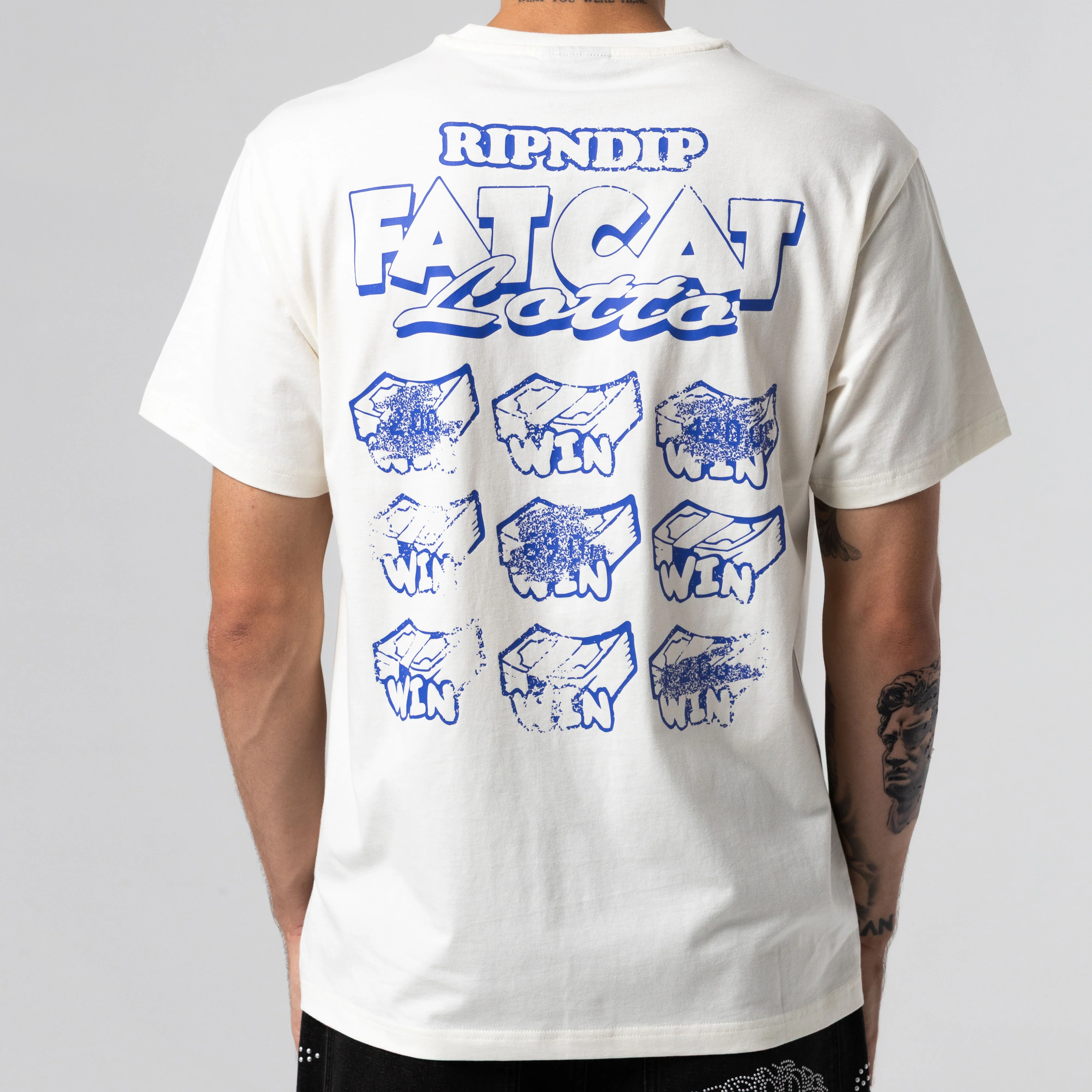 Fat Cat Tee (Bone) - Image 3