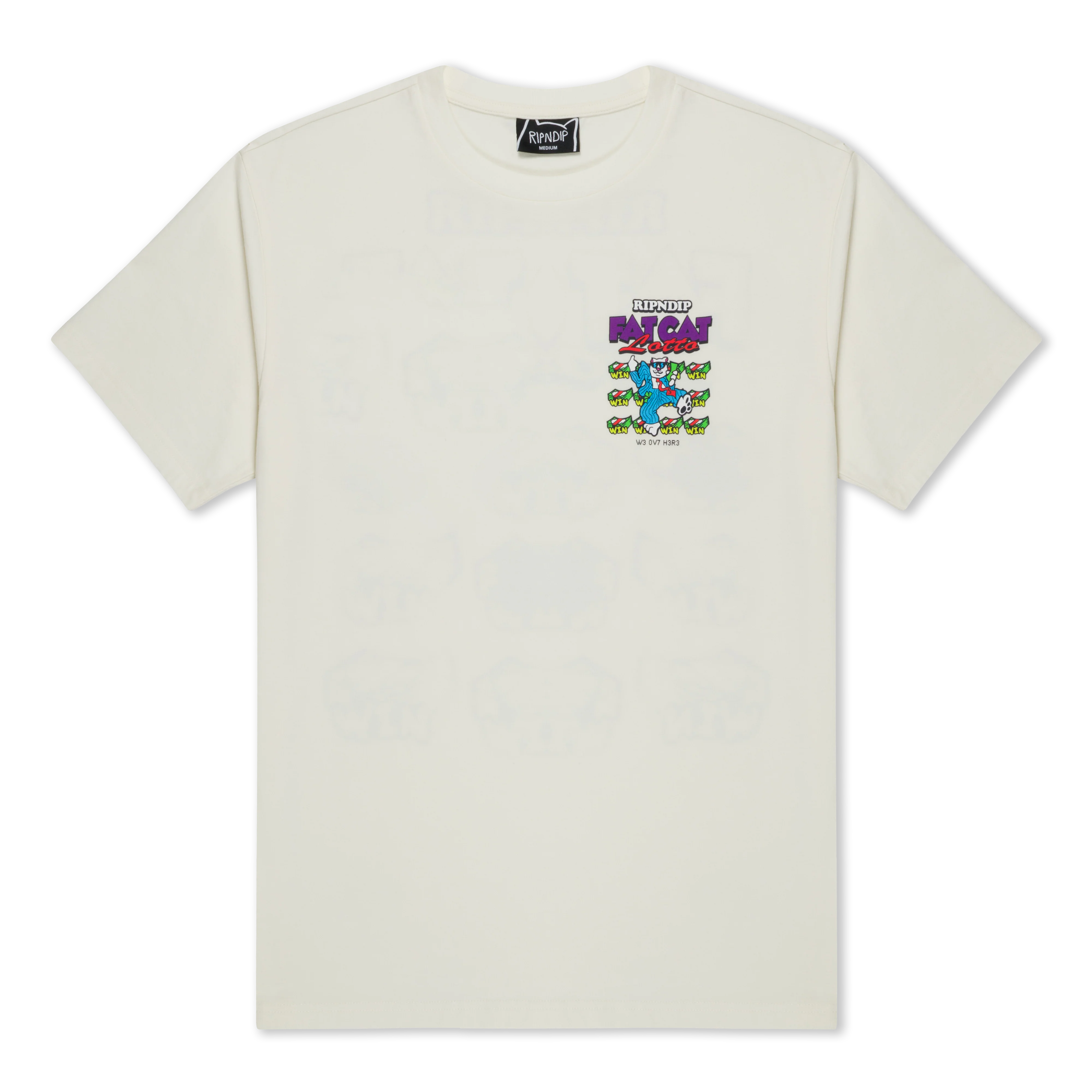 Fat Cat Tee (Bone) - Image 4