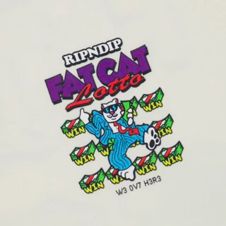 Fat Cat Tee (Bone) - Image 5