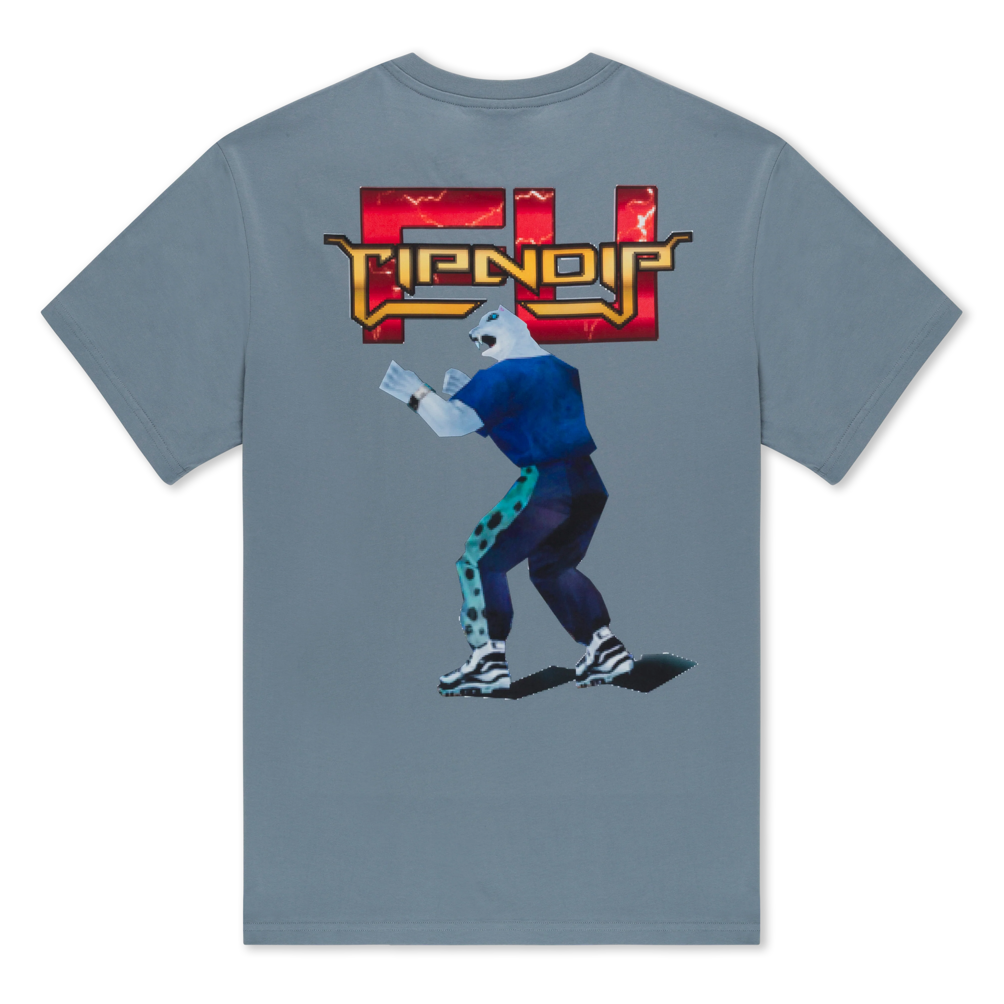 Fight Tee (Dusty Slate) - Image 3