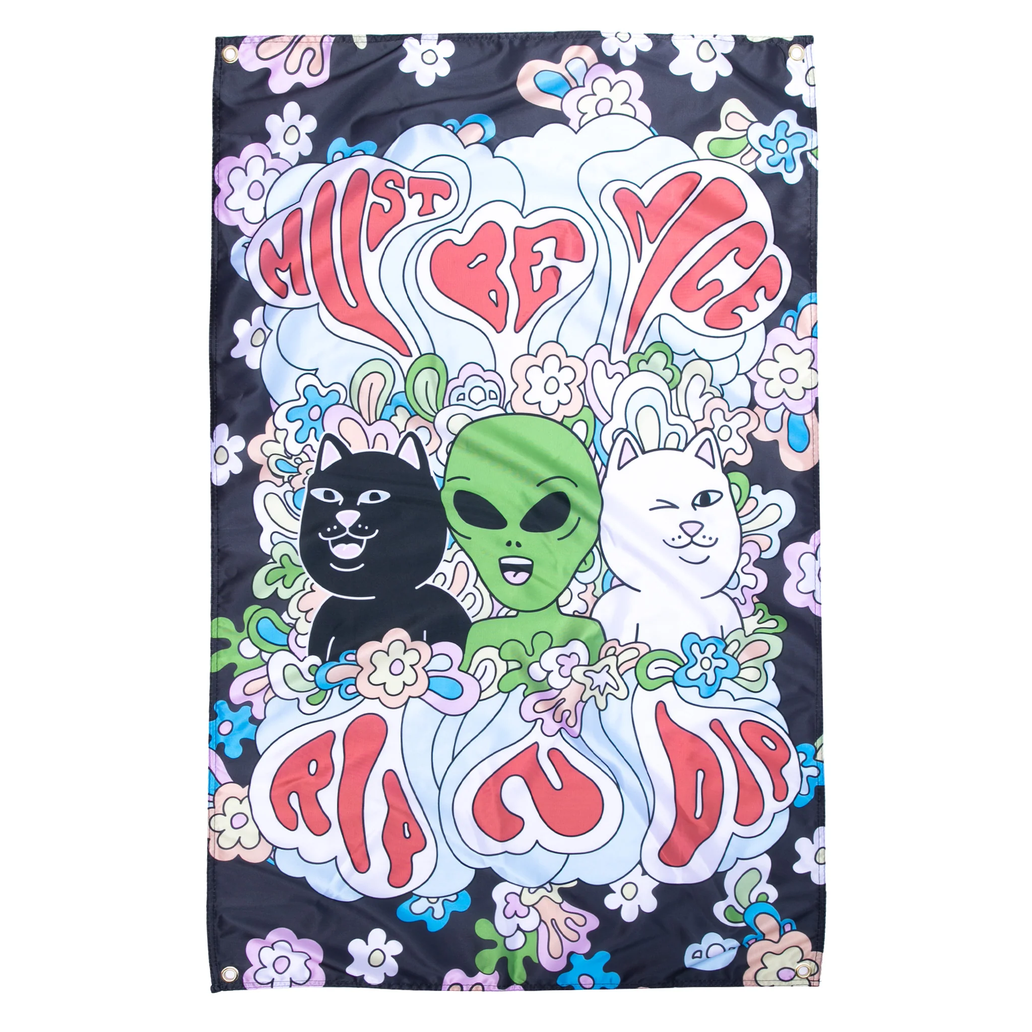Flower Child Banner (Black)