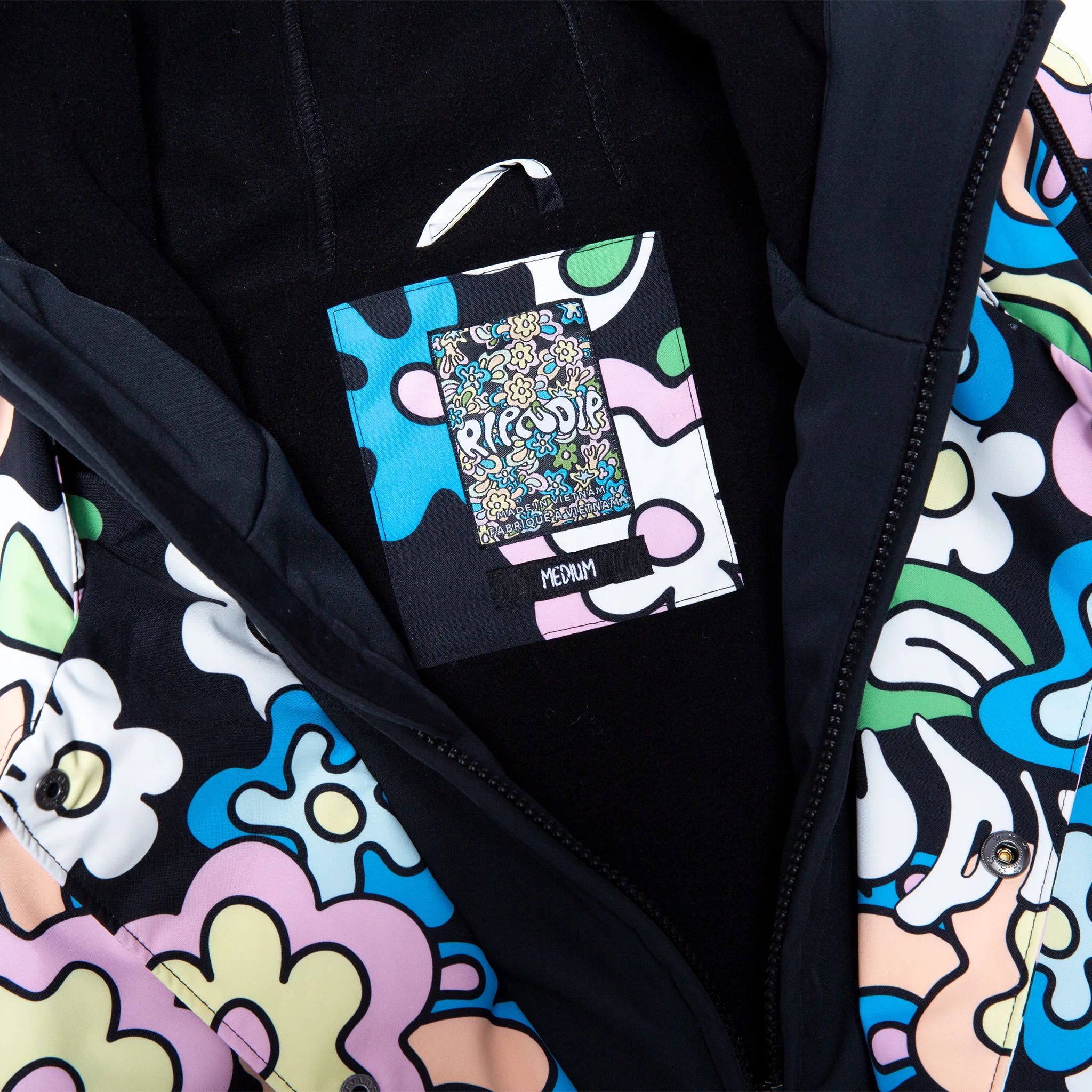 Flower Child Snowboard Jacket (Multi) - Image 8