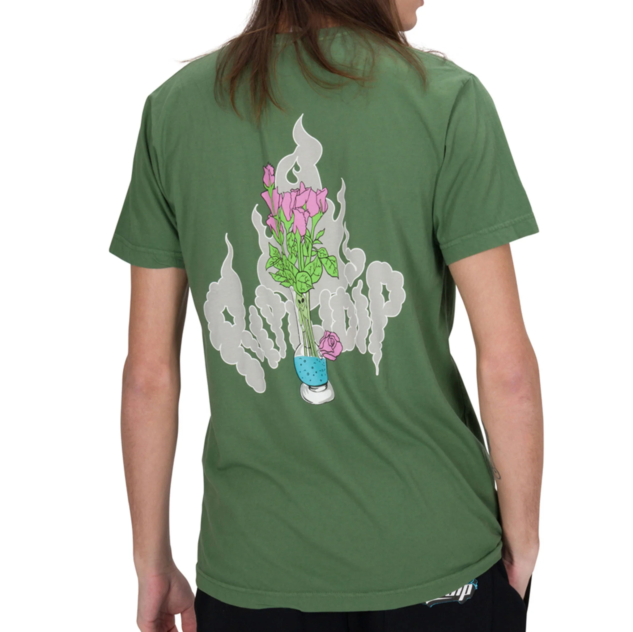Flower Vase Tee (Olive) - Image 2