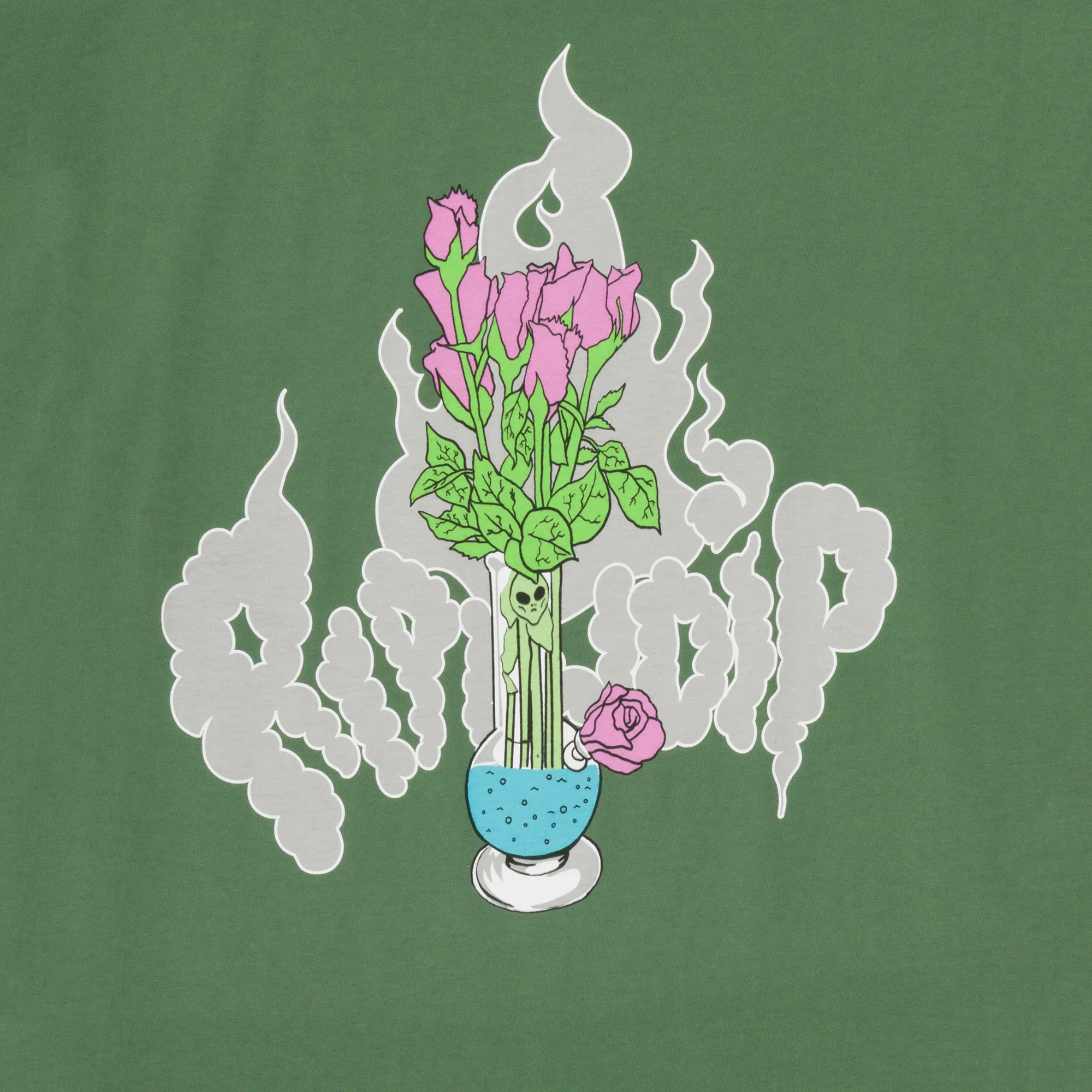 Flower Vase Tee (Olive) - Image 4