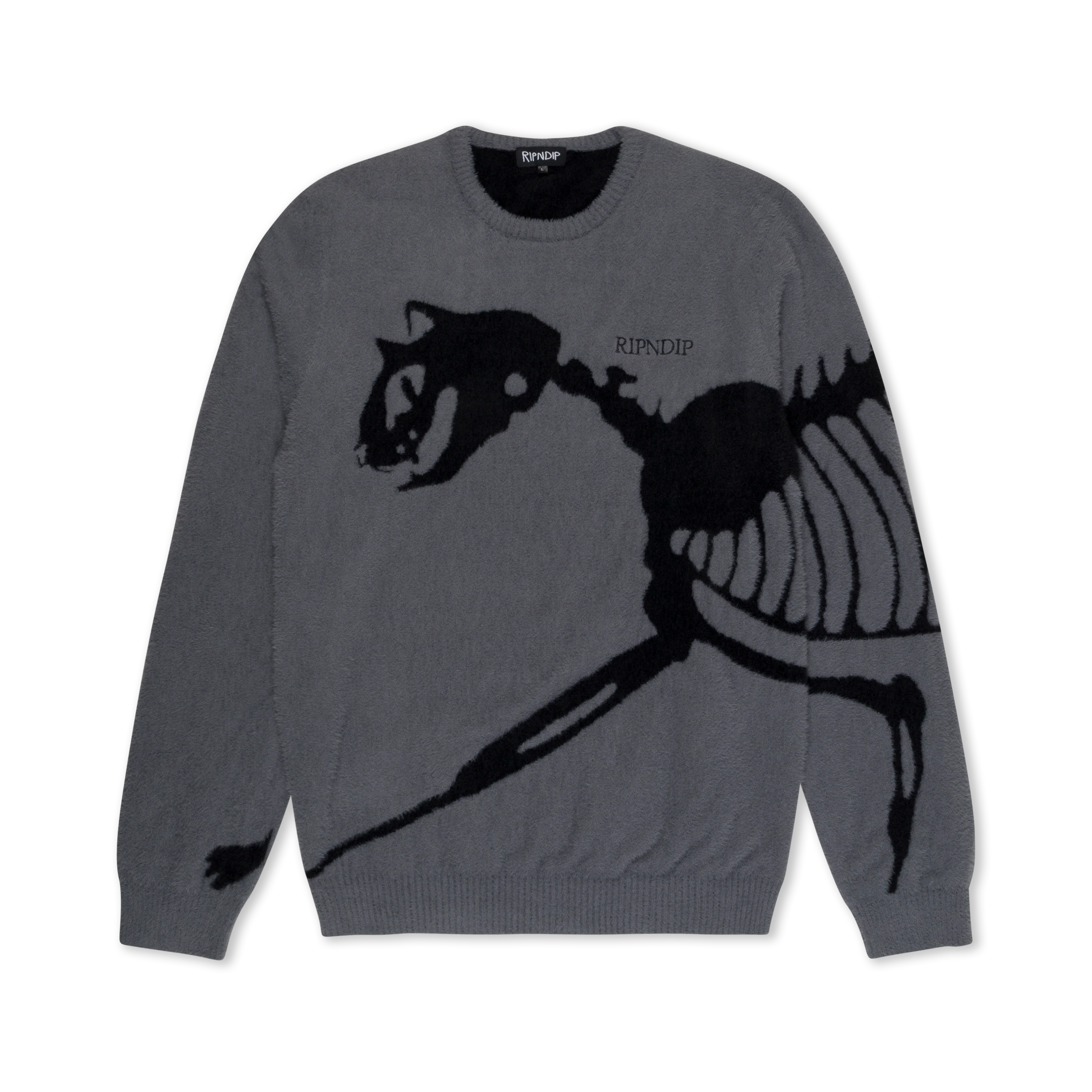 Fossil Mohair Knit Sweater (Charcoal)
