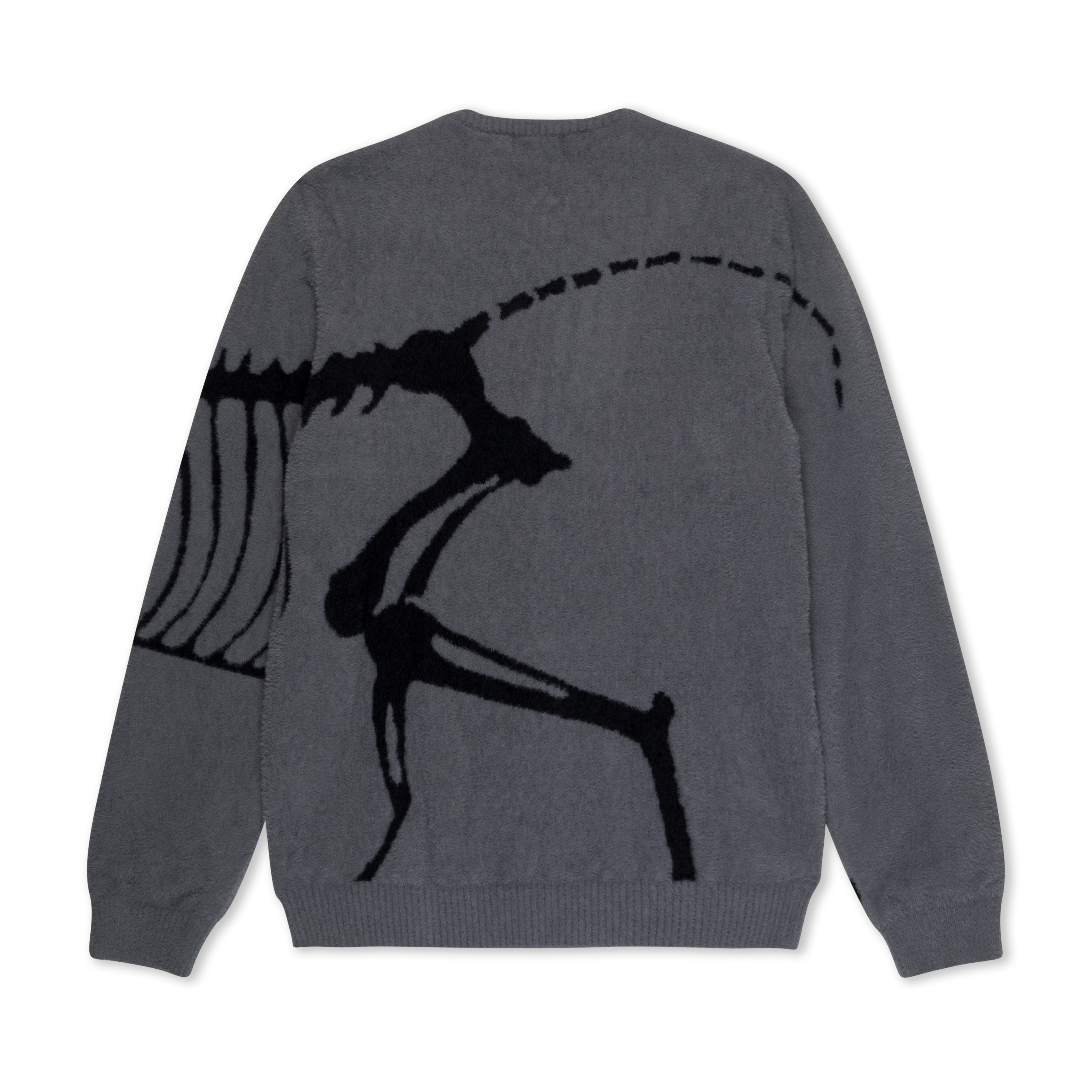 Fossil Mohair Knit Sweater (Charcoal) - Image 4
