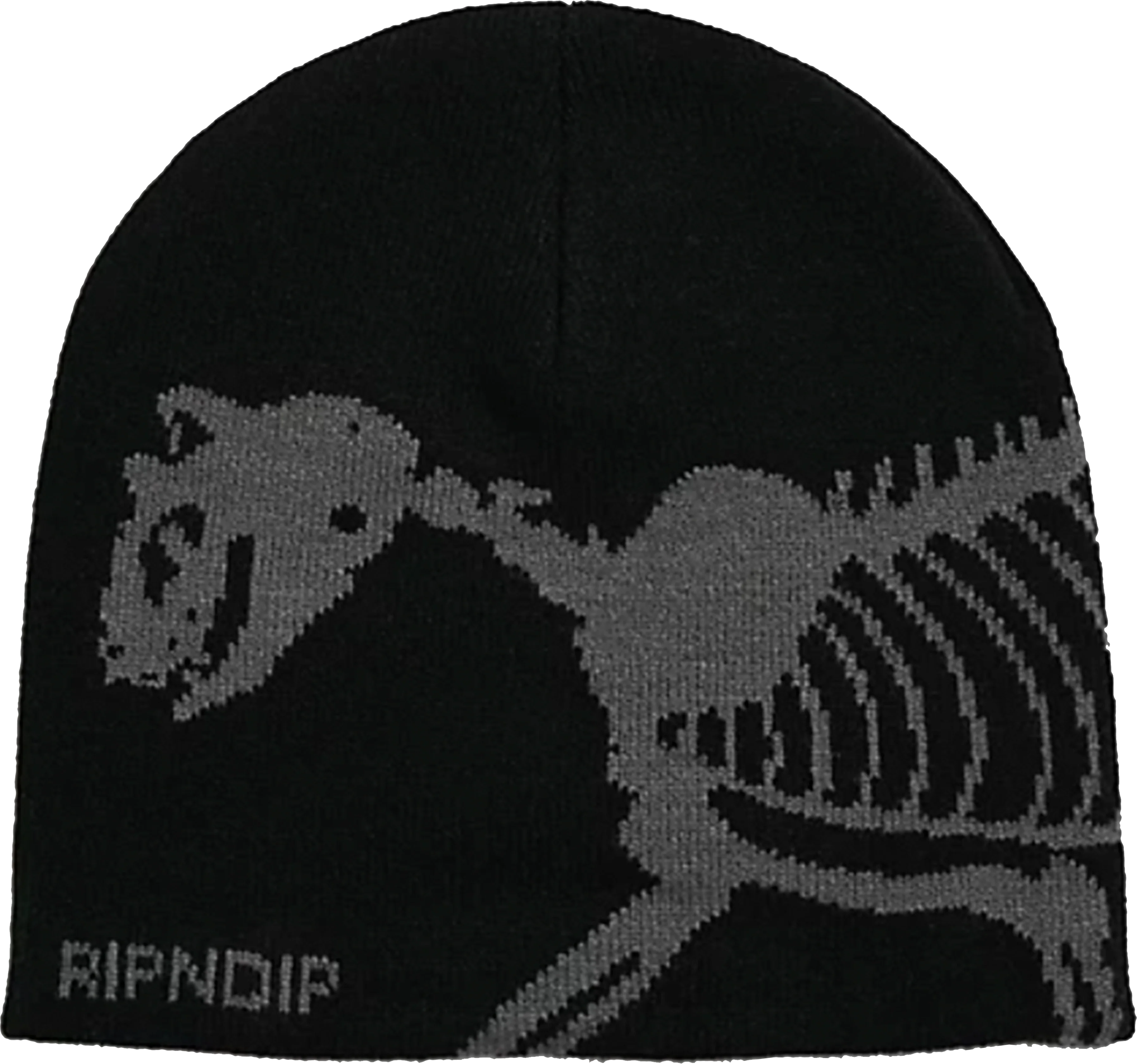 Fossil Skull Beanie (Black)