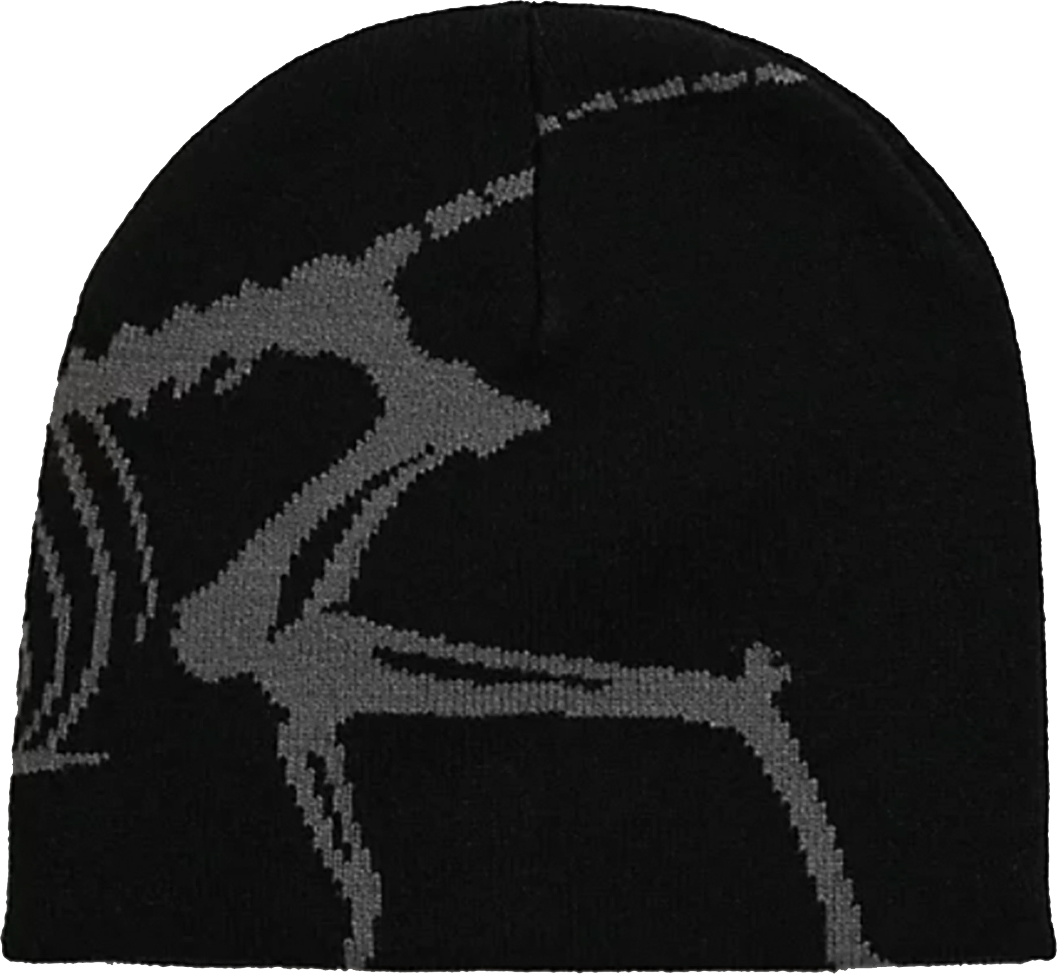 Fossil Skull Beanie (Black) - Image 2