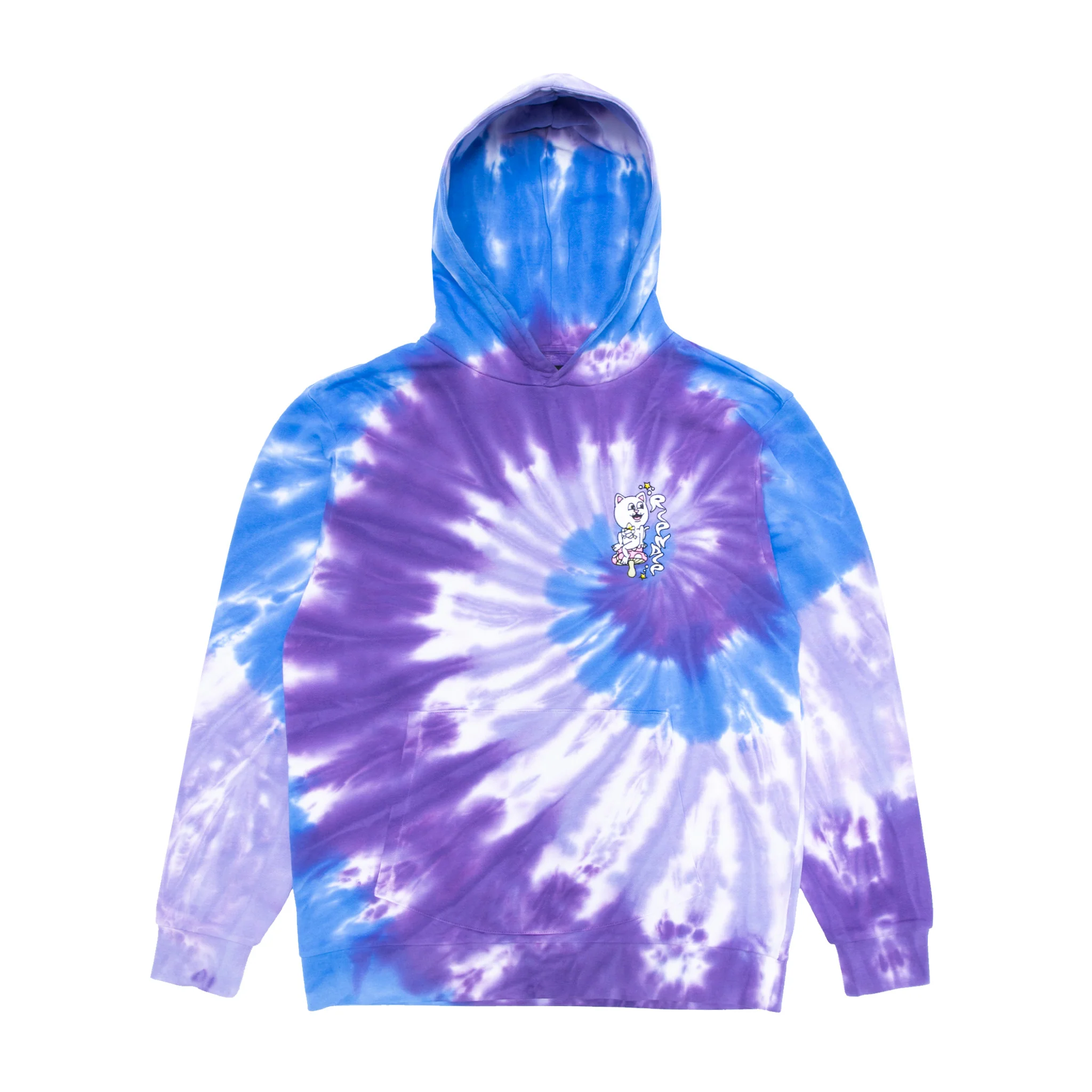 Friday Jr Hoodie (Purple/Lilac Spiral Dye) - Image 3