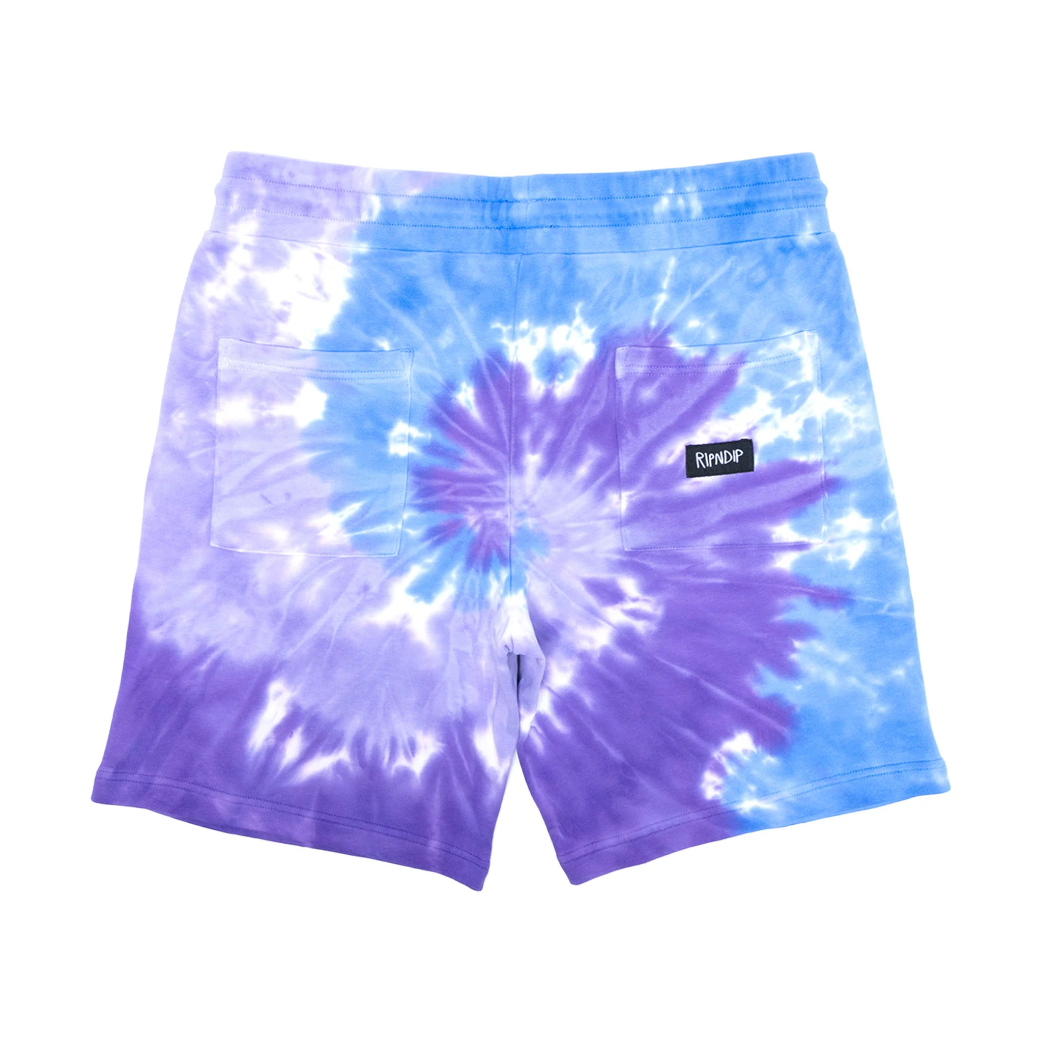 Friday Jr Sweatshorts (Purple/Lilac Spiral Dye) - Image 3