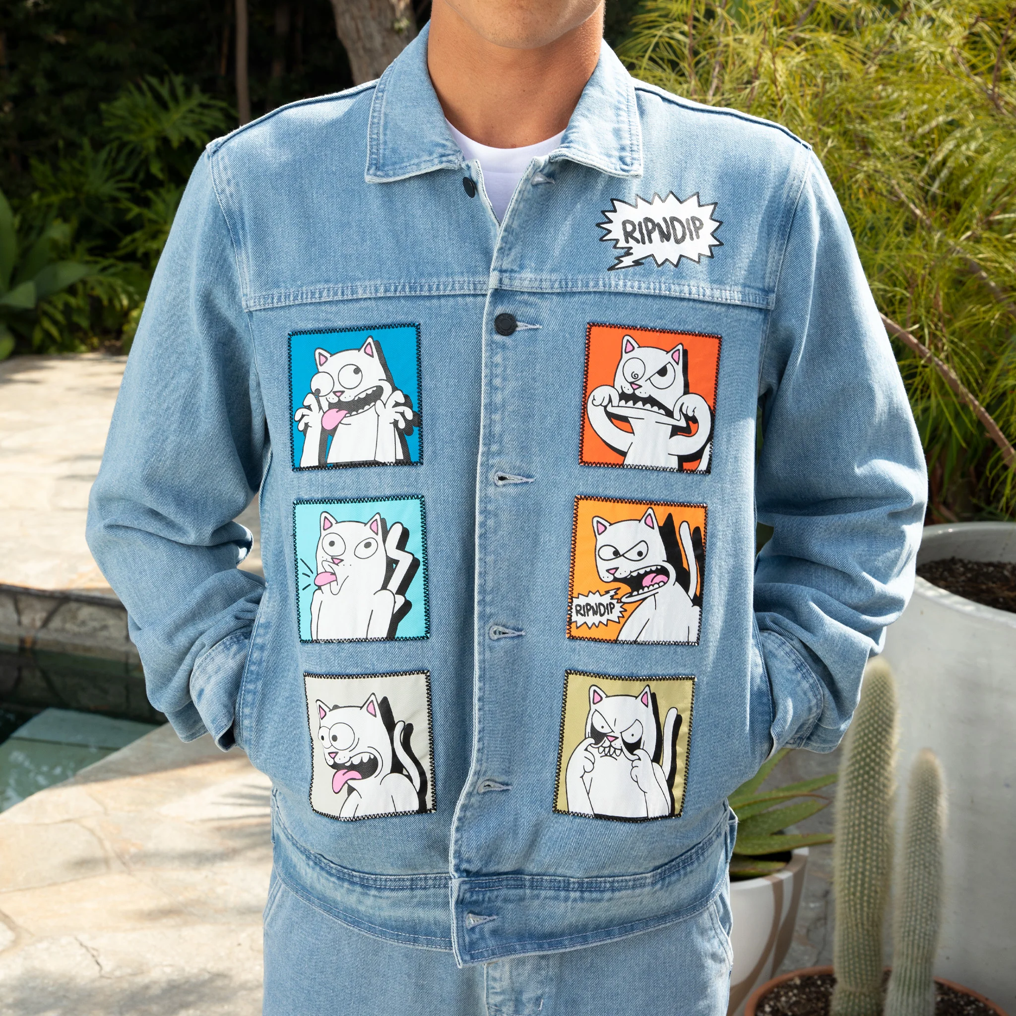 Frustration Denim Jacket (Medium Wash) - Image 2