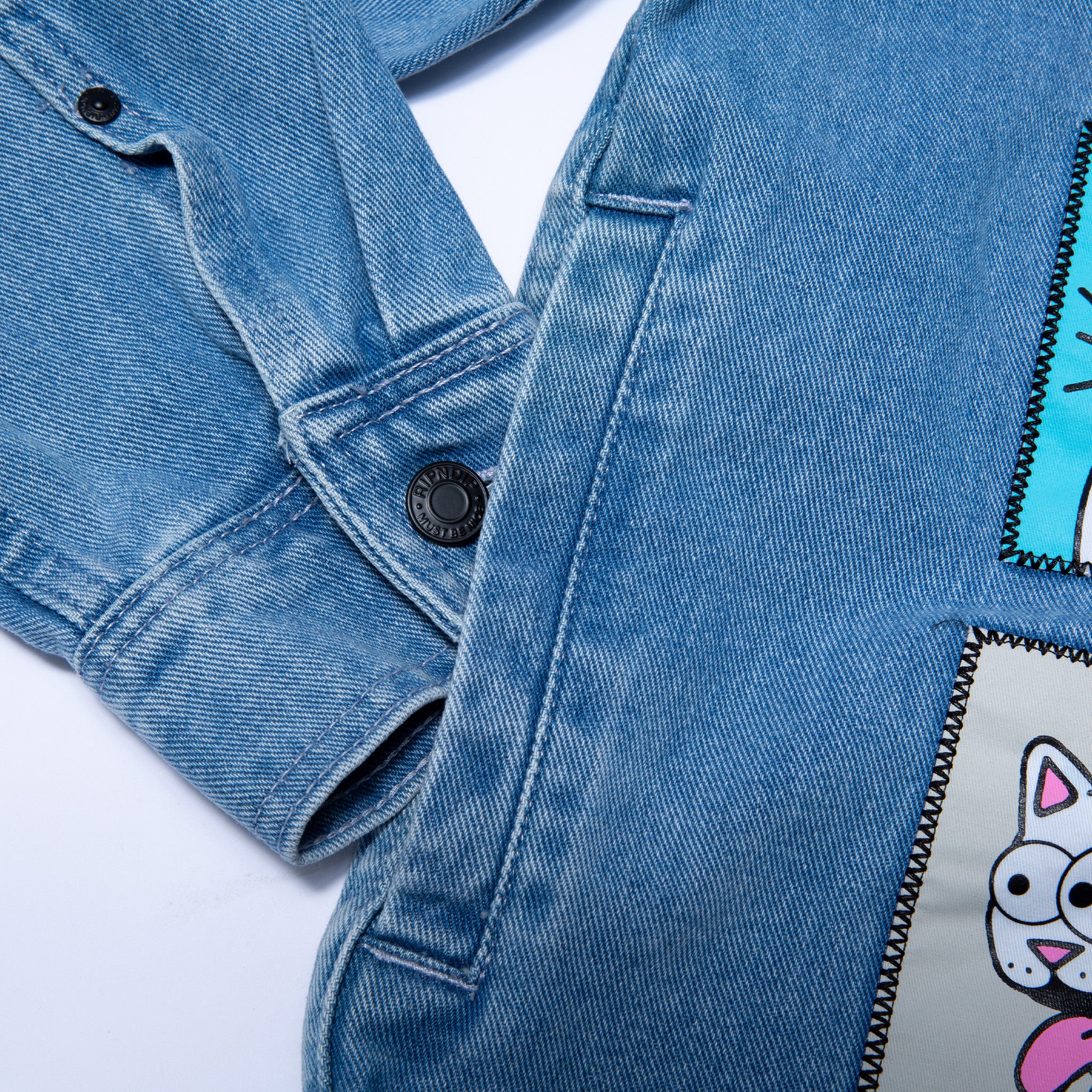 Frustration Denim Jacket (Medium Wash) - Image 7
