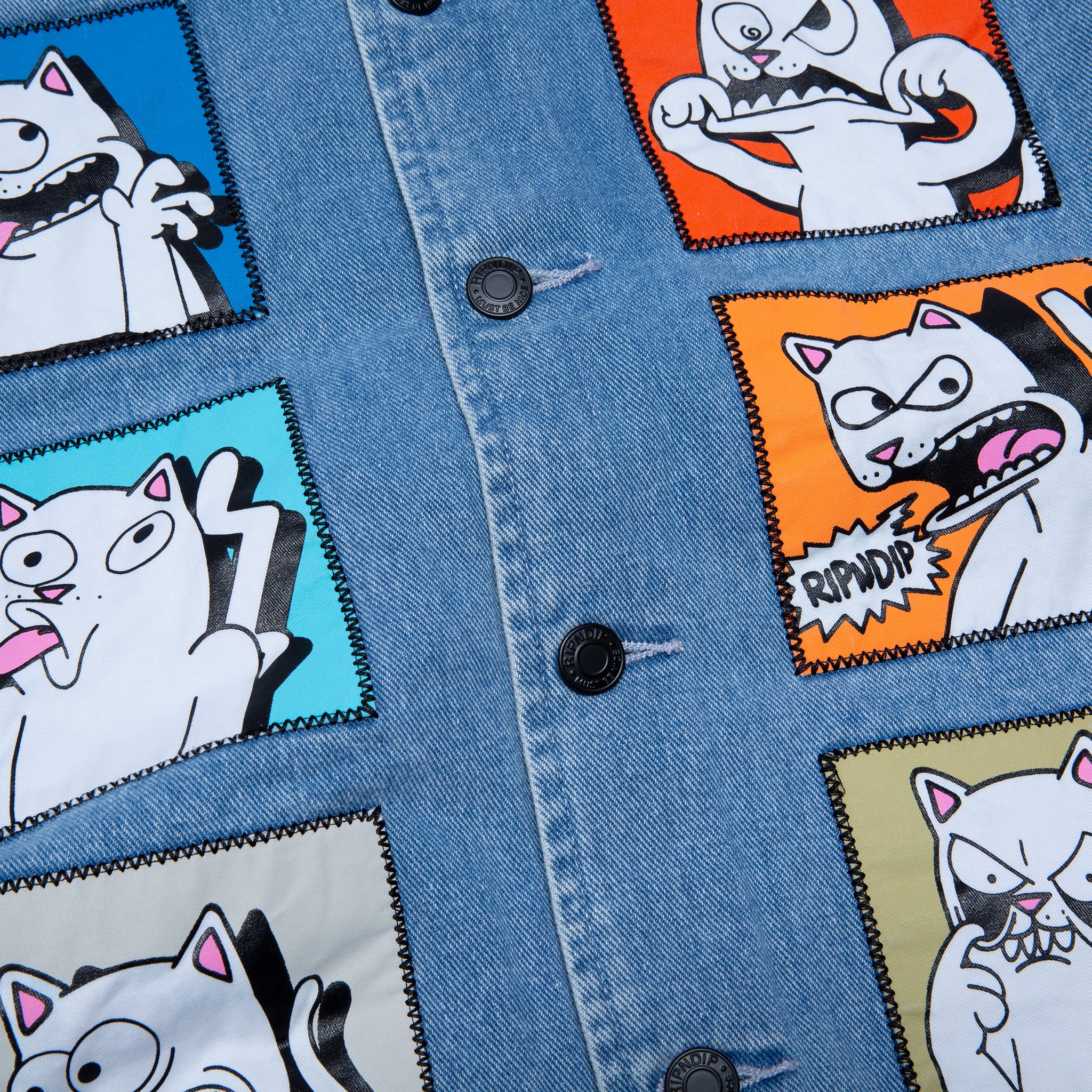 Frustration Denim Jacket (Medium Wash) - Image 8