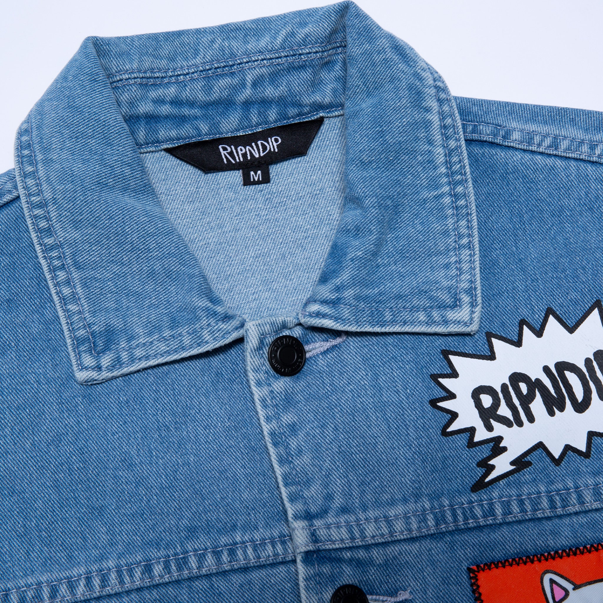 Frustration Denim Jacket (Medium Wash) - Image 9