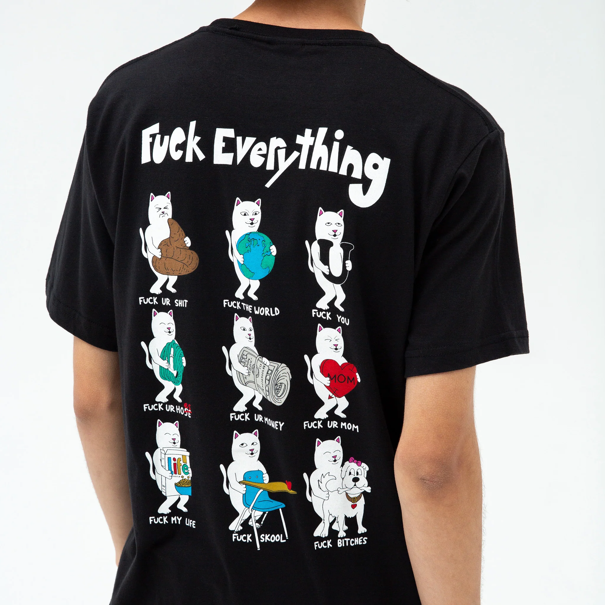 Fuck Everything Tee (Black) - Image 3