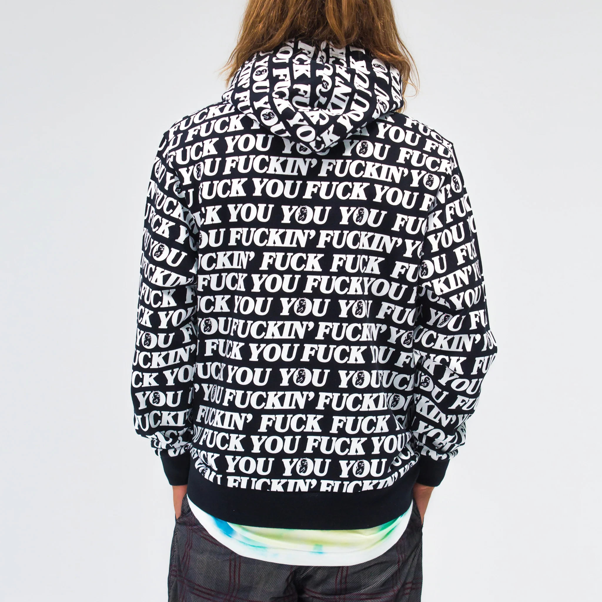 Fuck You Hoodie (Black) - Image 3