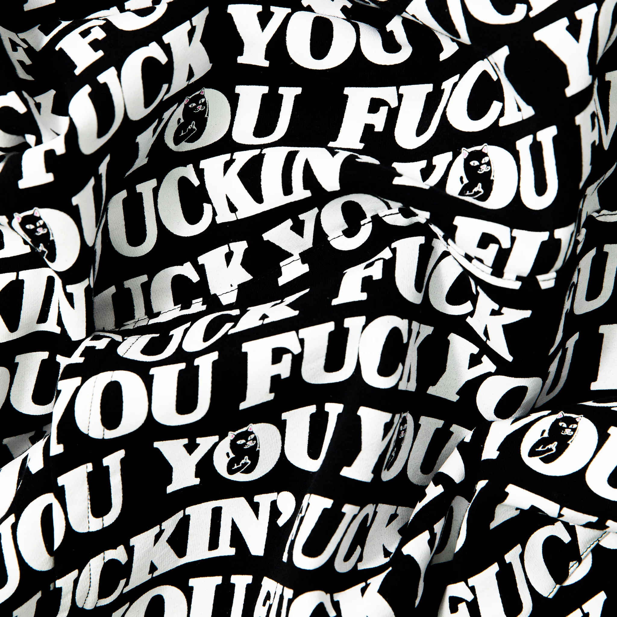 Fuck You Hoodie (Black) - Image 4