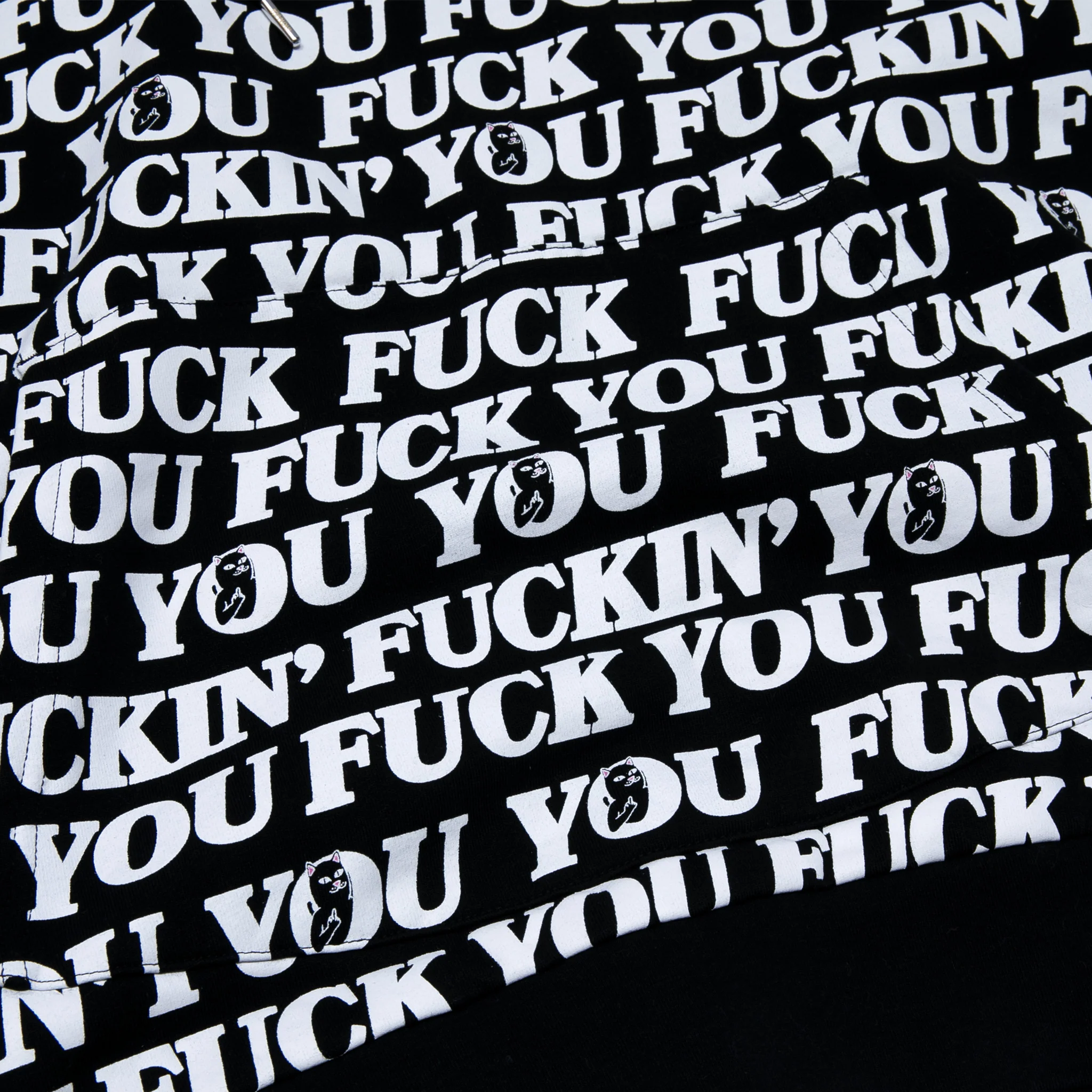 Fuck You Hoodie (Black) - Image 5
