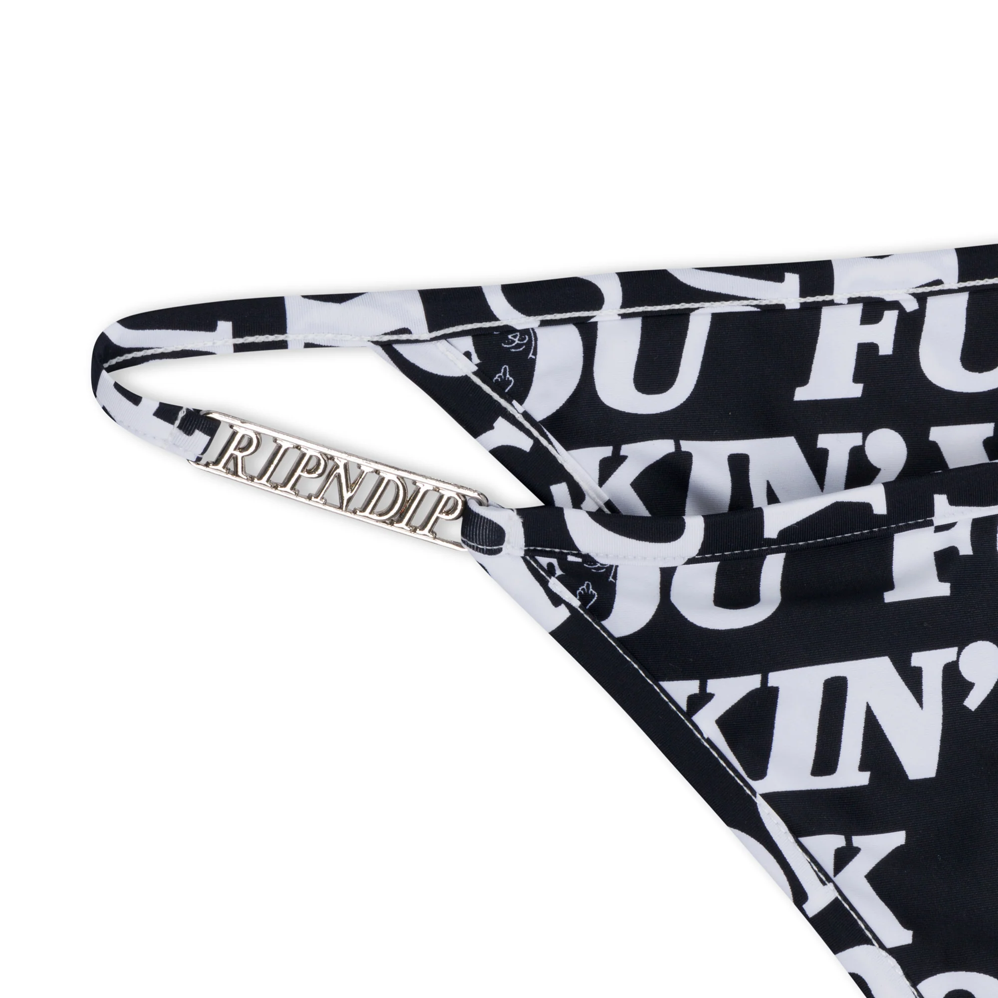 Fuckin Fuck 2 Piece Bikini (Black) - Image 7
