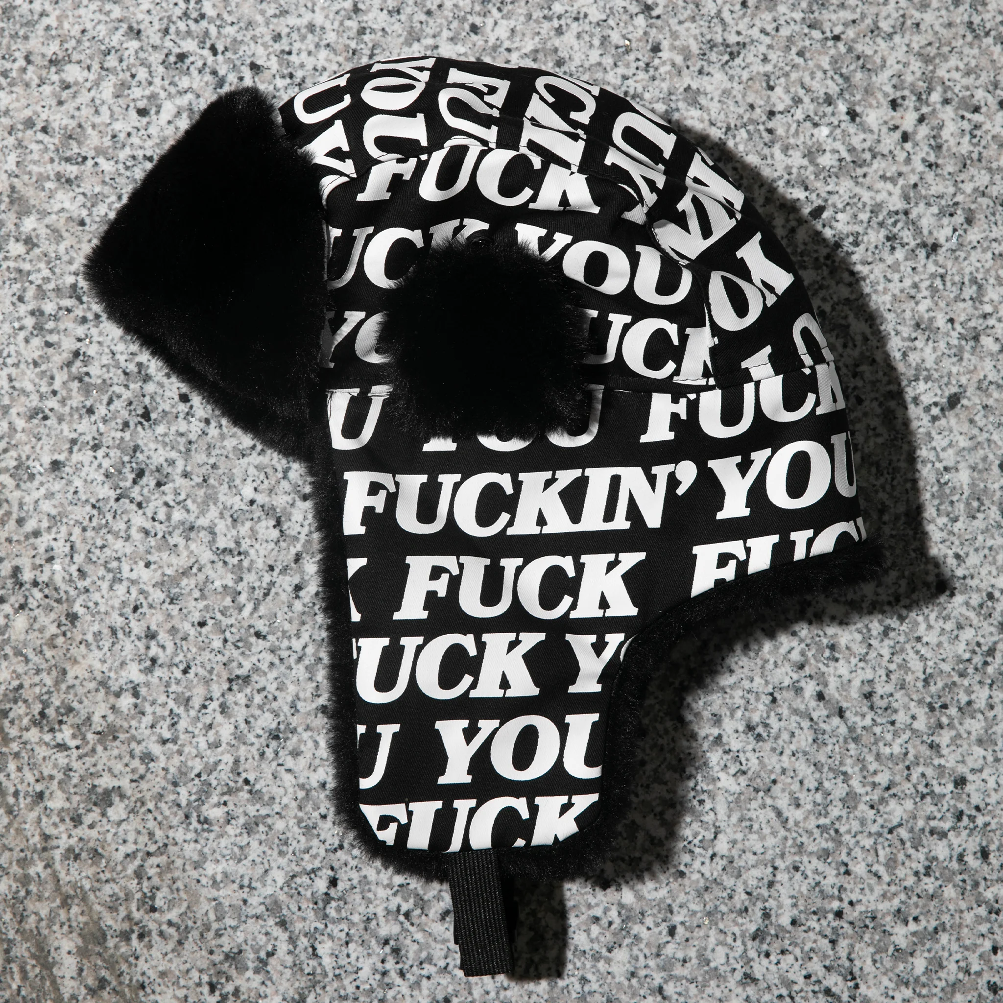 Fuckin Fuck Aviator Hat (Black) - Image 3
