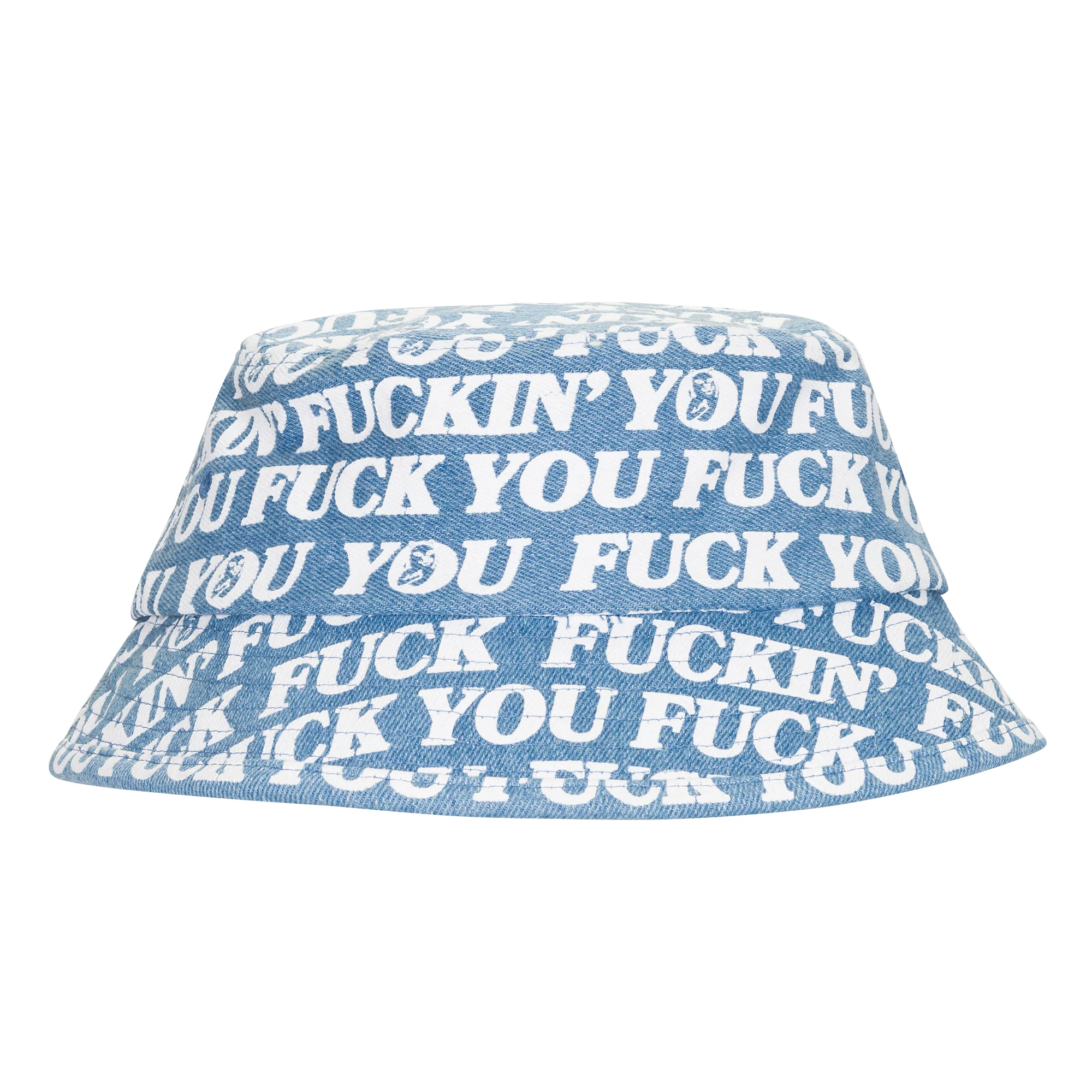 Fuckin Fuck Bucket Hat (Medium Wash) - Image 2