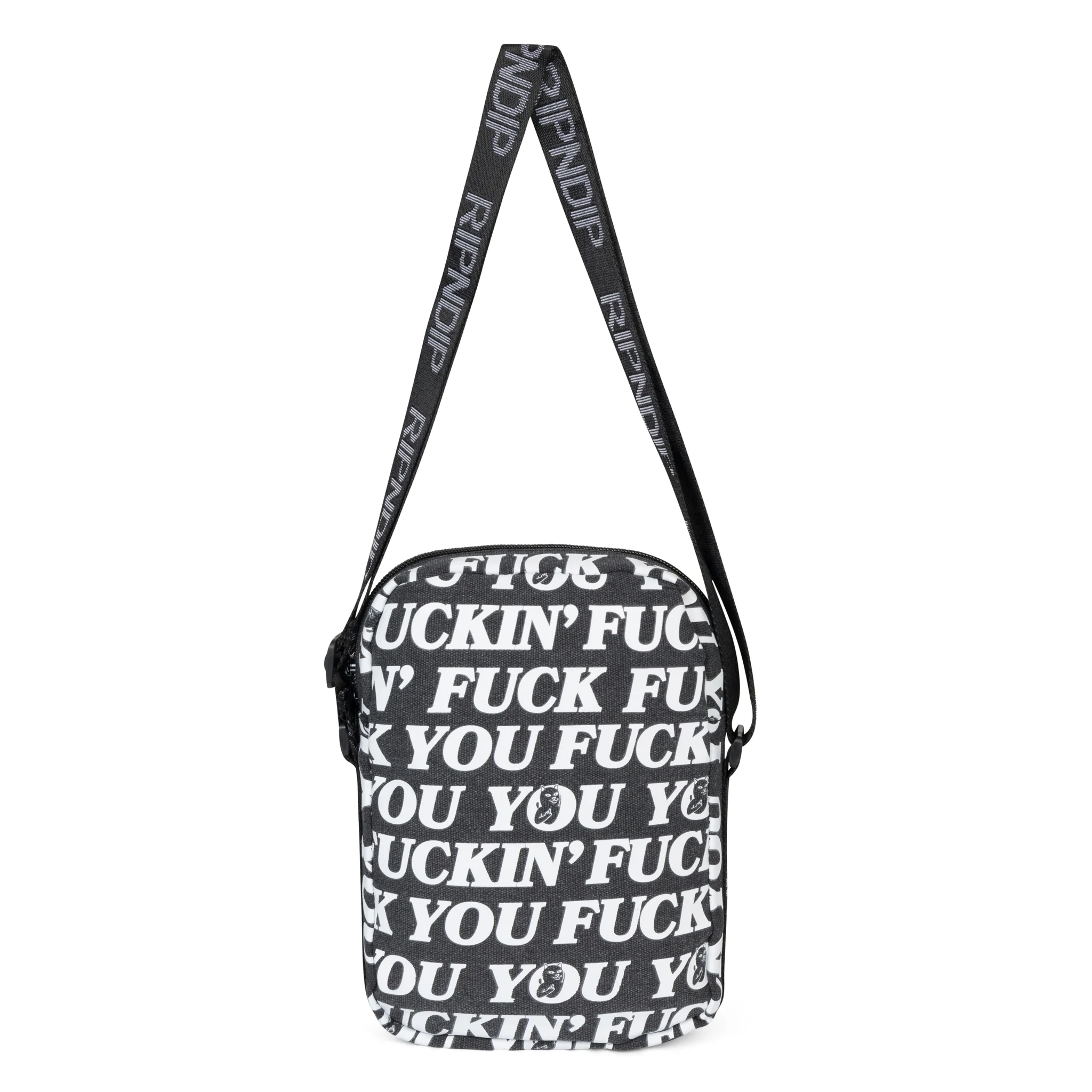 Fuckin Fuck Crossbody Bag (Black) - Image 3