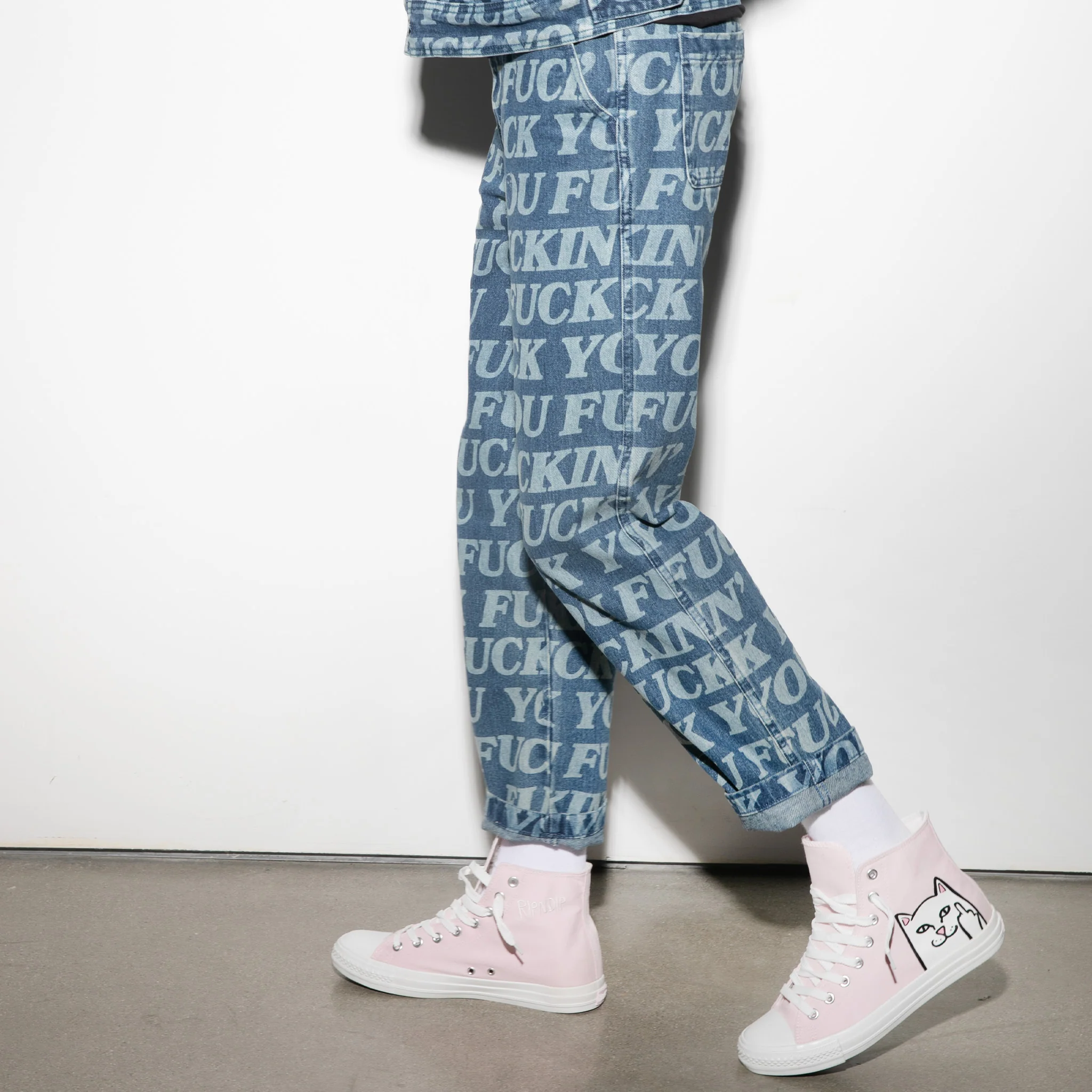 Fuckin Fuck Denim Pants (Medium Wash) - Image 2