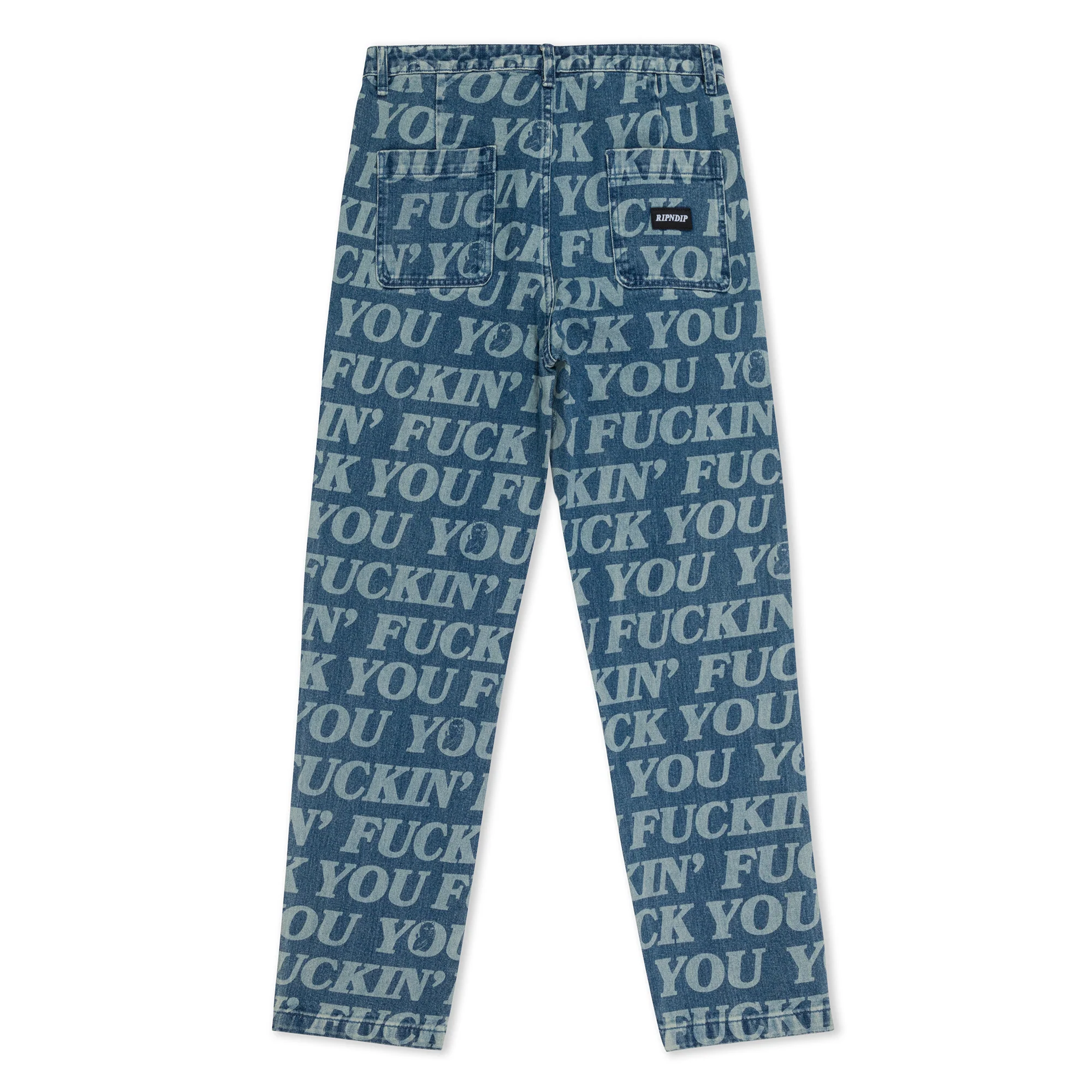 Fuckin Fuck Denim Pants (Medium Wash) - Image 3
