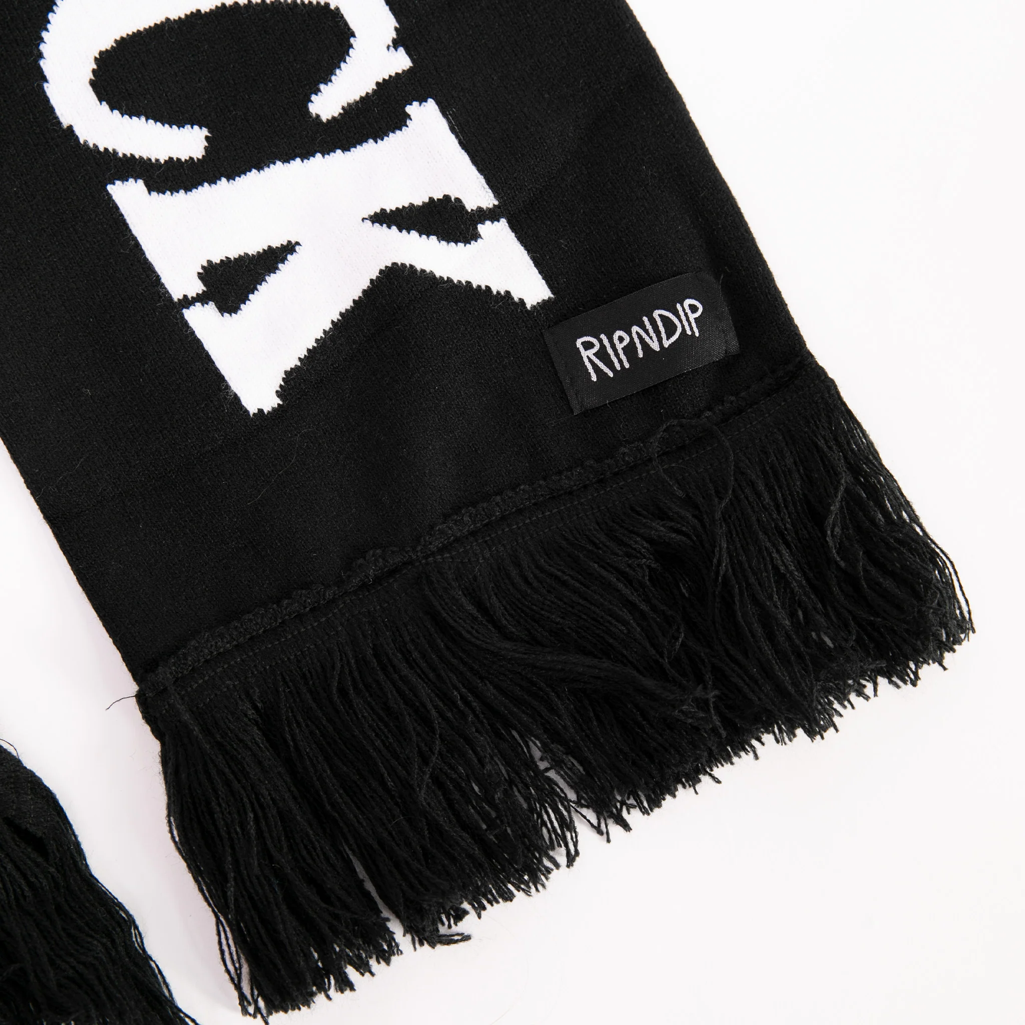 Fuckin Fuck Knit Scarf (Black) - Image 3