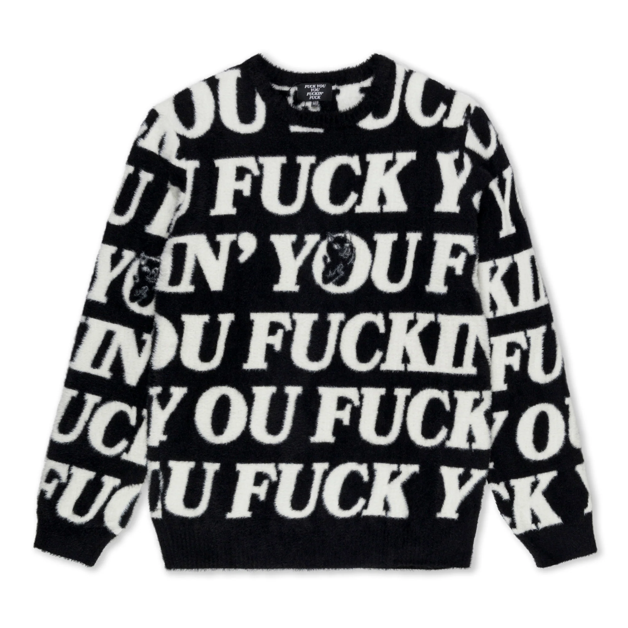 Fuckin Fuck Mohair Sweater (Black)