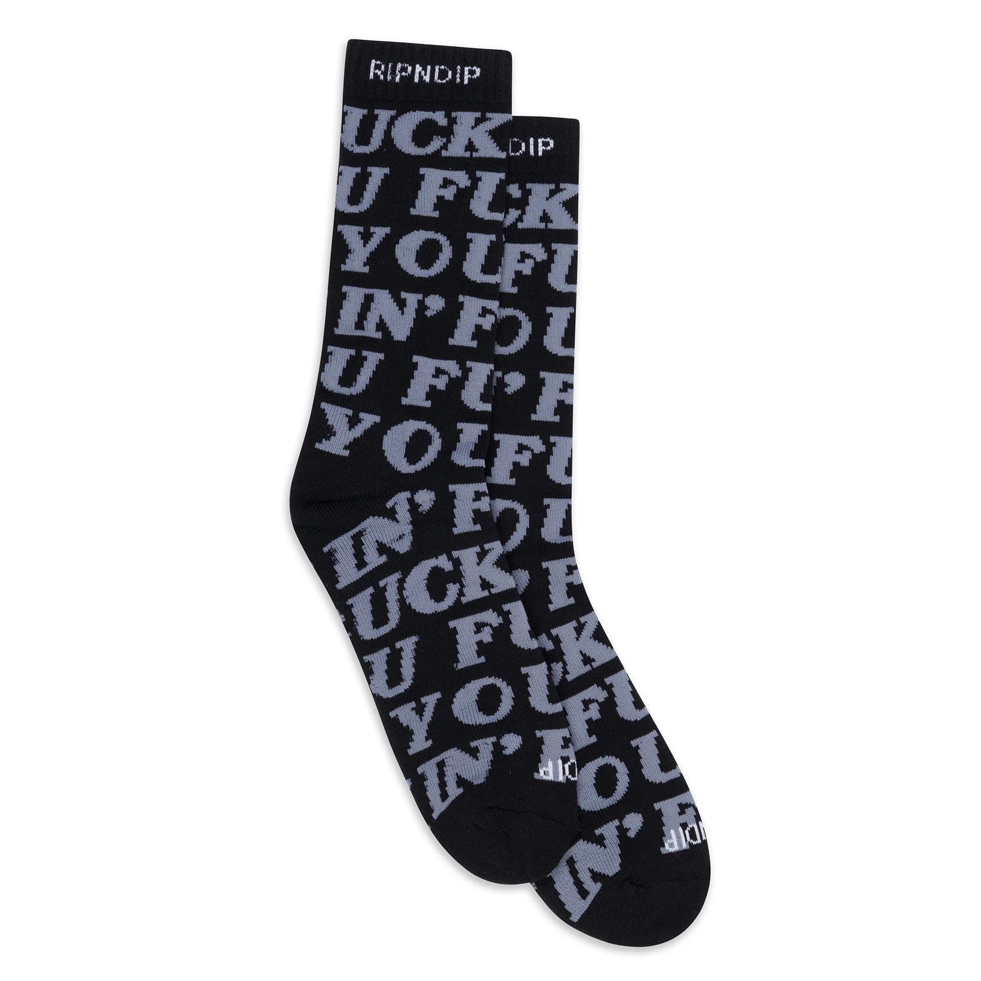 Fuckin Fuck Socks (Black)