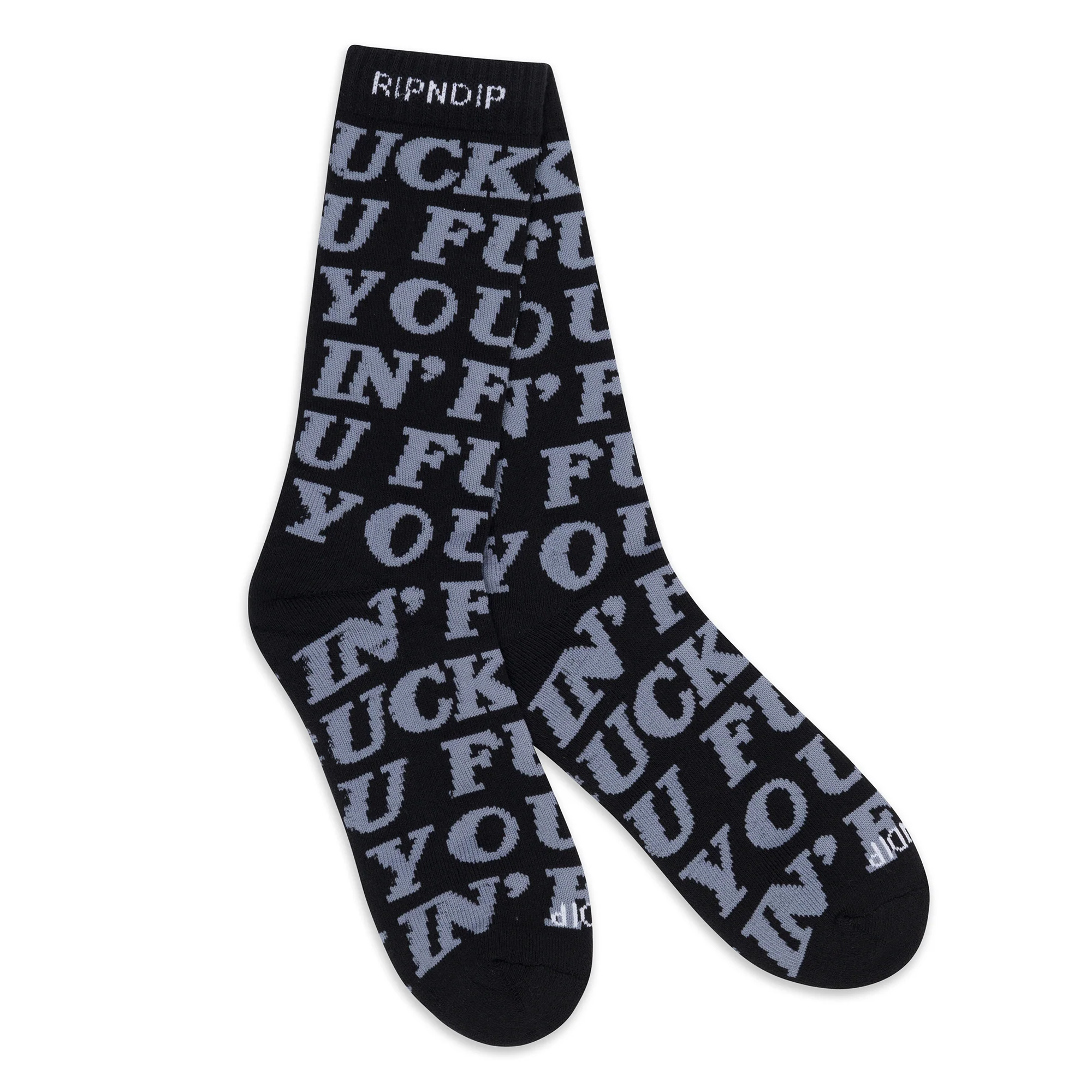 Fuckin Fuck Socks (Black) - Image 2