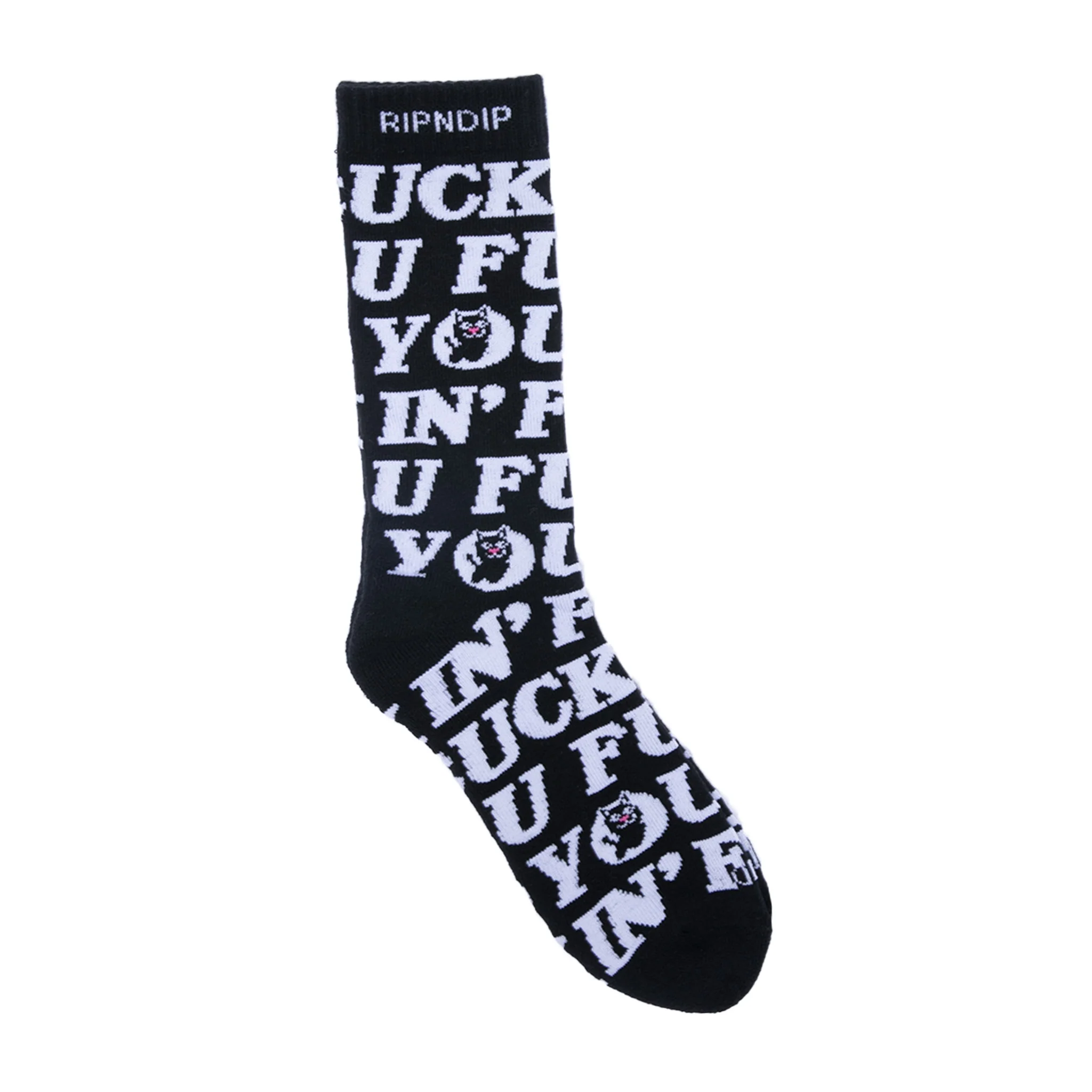 Fuckin Fuck Socks (Black)