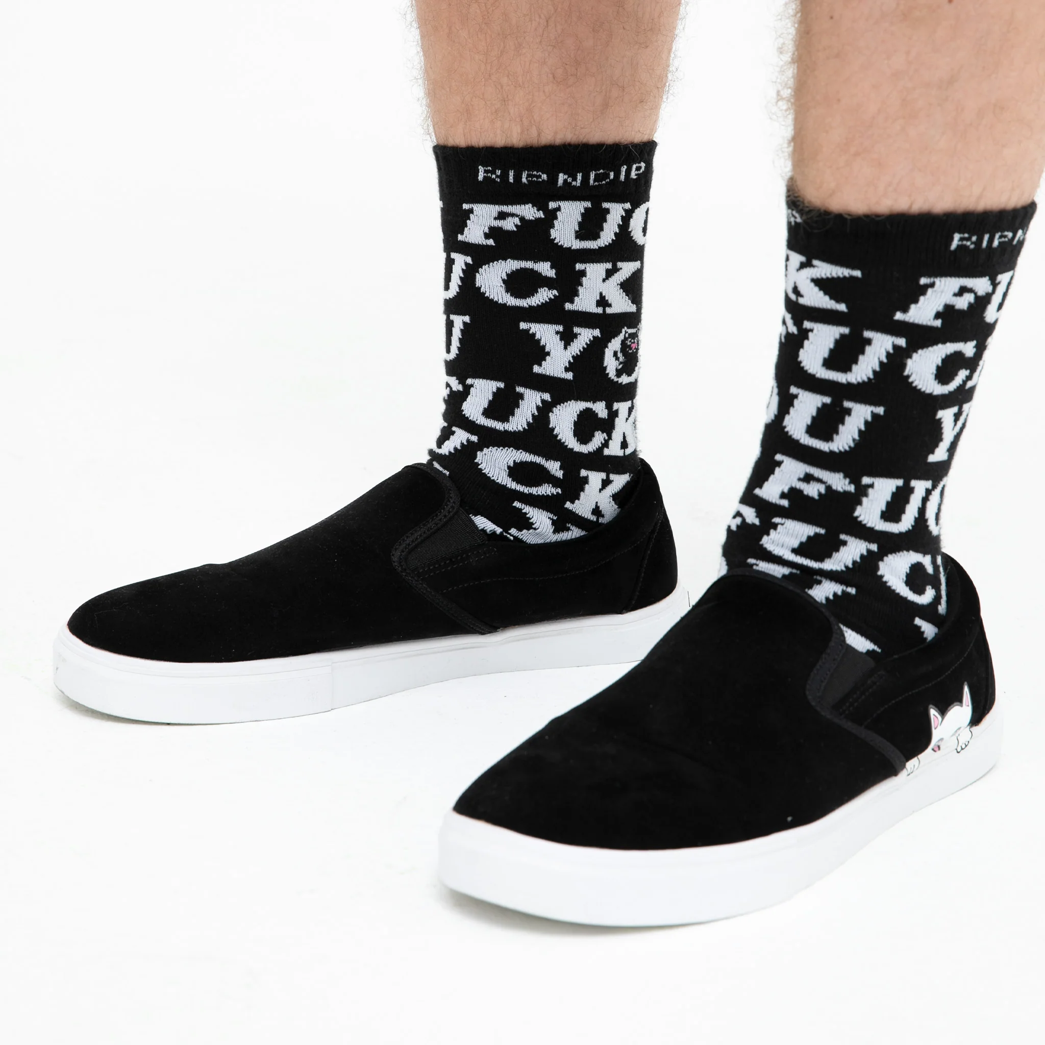 Fuckin Fuck Socks (Black) - Image 2