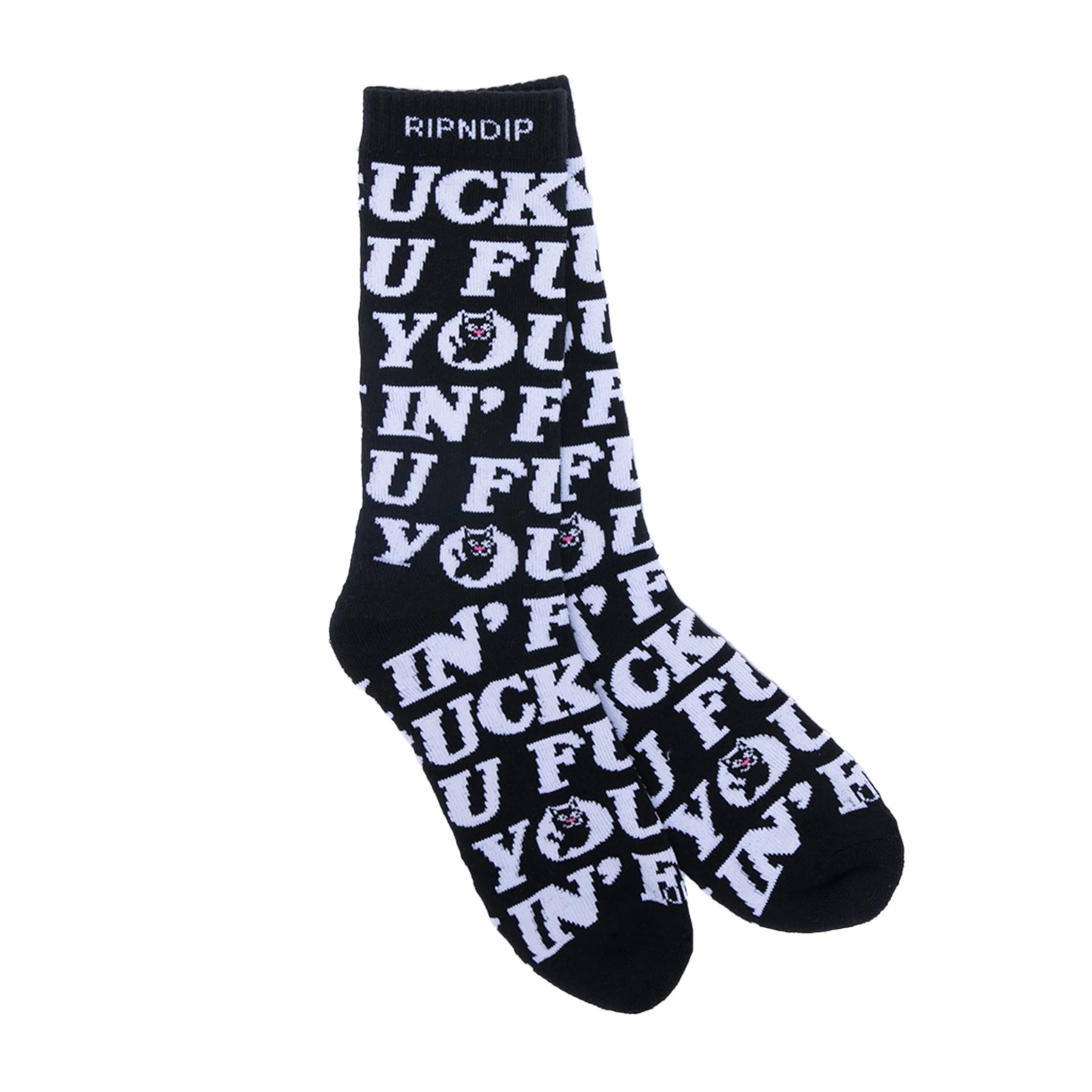 Fuckin Fuck Socks (Black) - Image 3