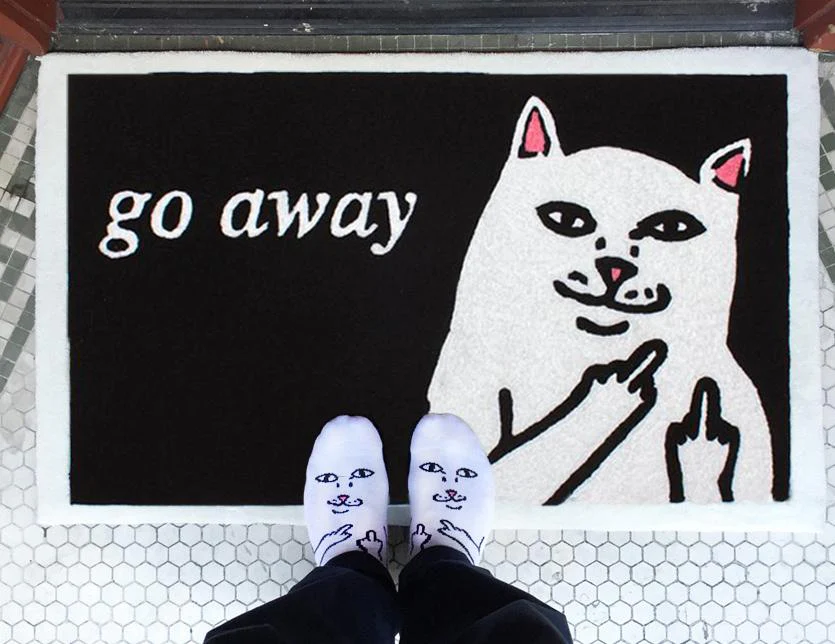 Go Away Rug (Black) - Image 3