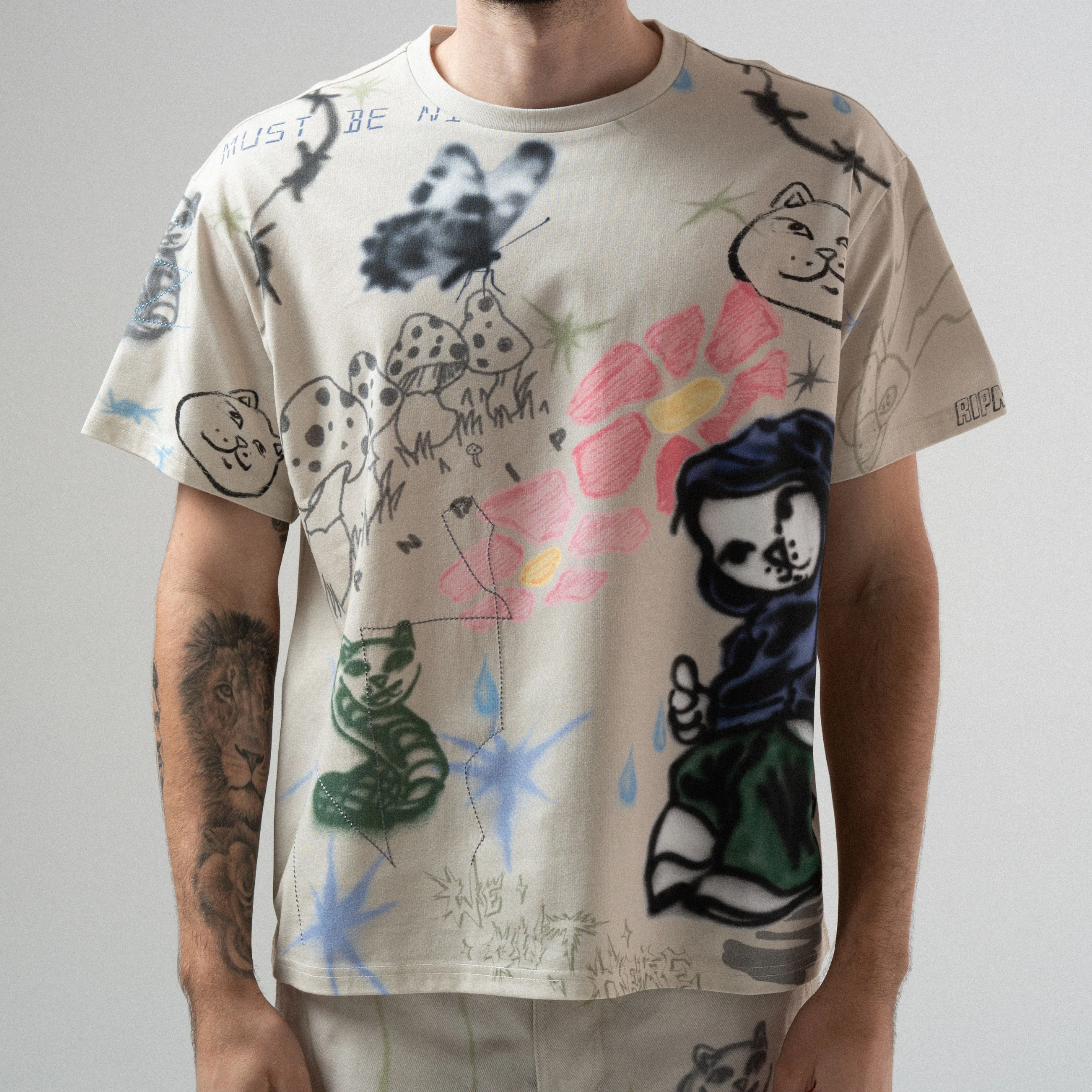 Goosebumps Tee (Bone) - Image 4