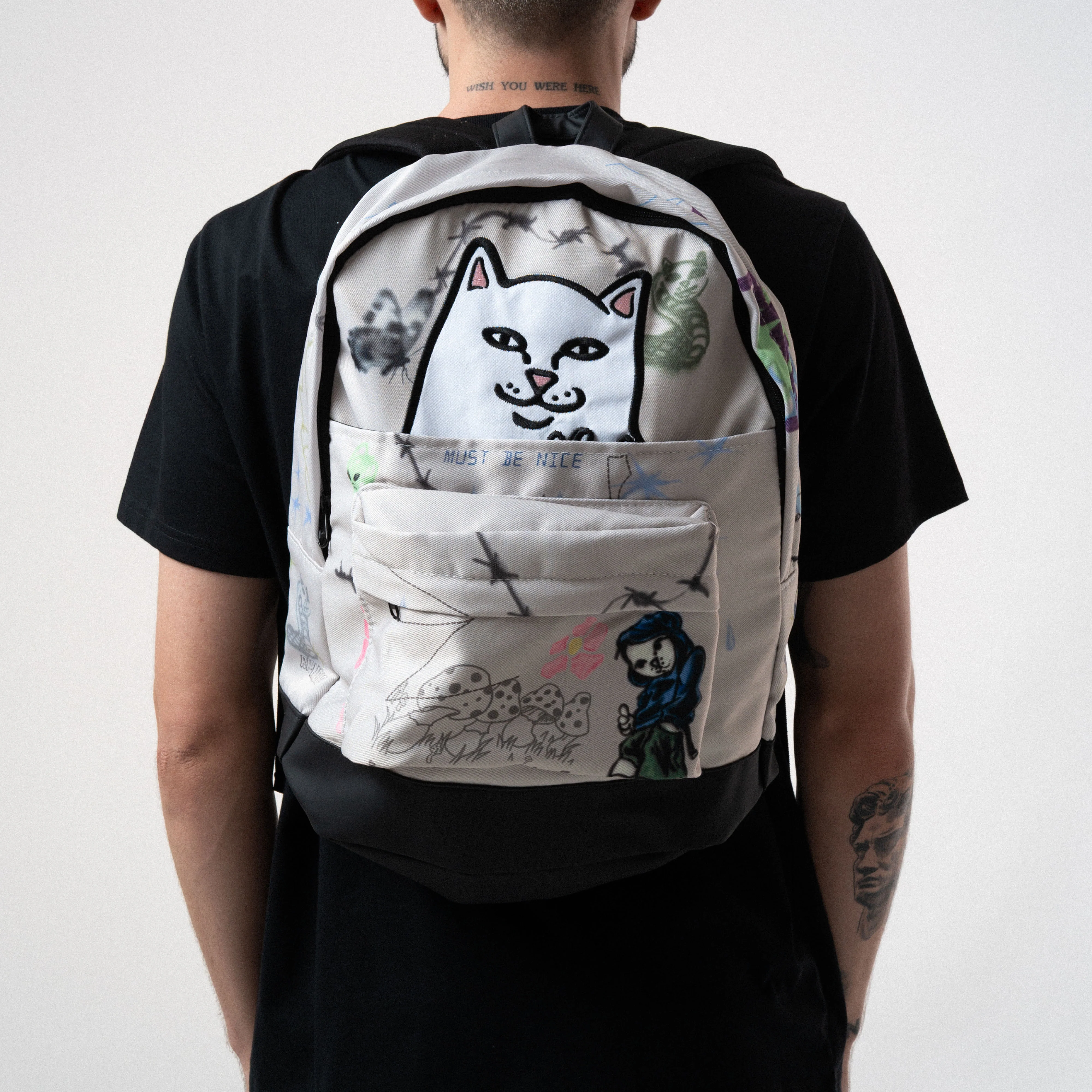 Goosebumps Velcro Backpack (Bone) - Image 2