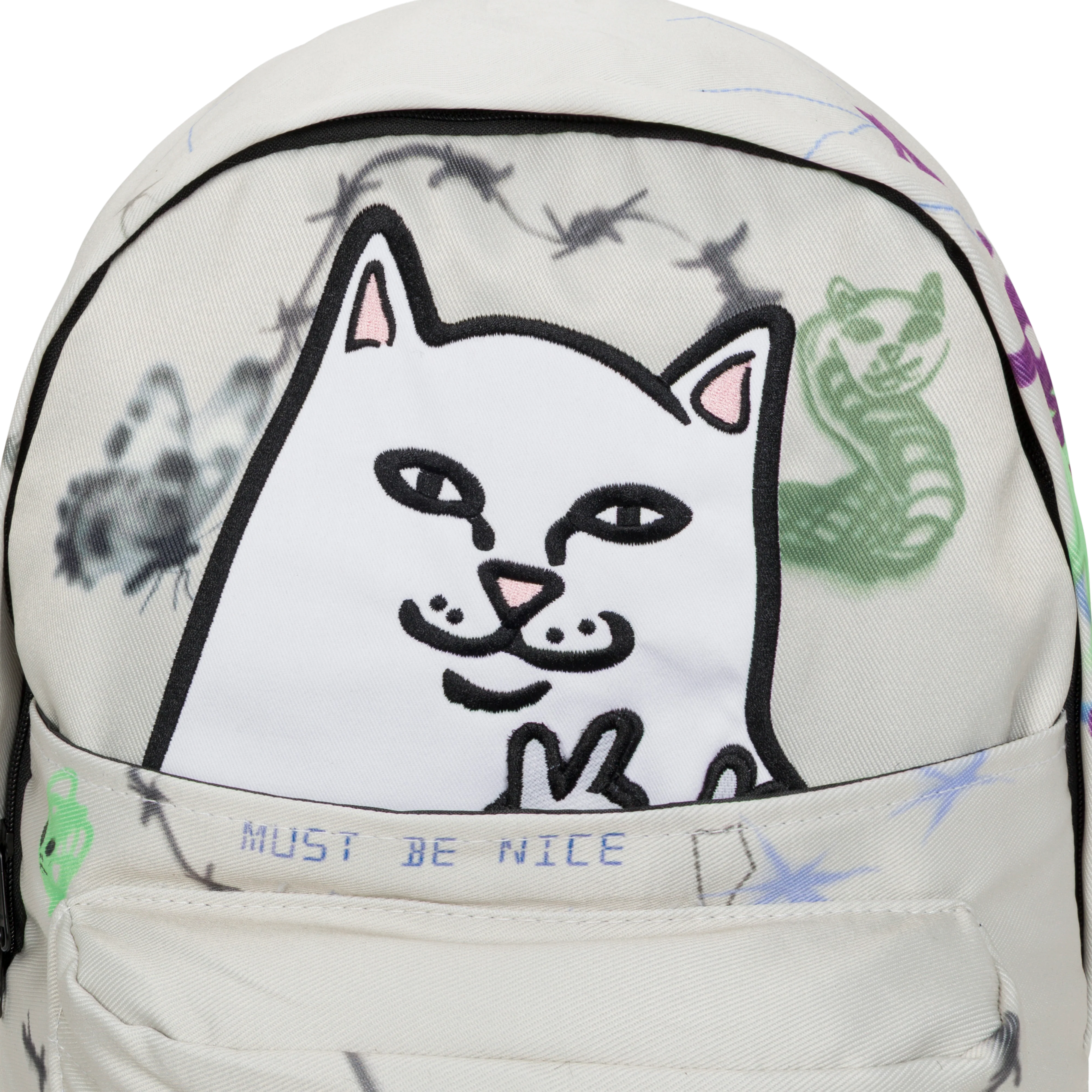 Goosebumps Velcro Backpack (Bone) - Image 4